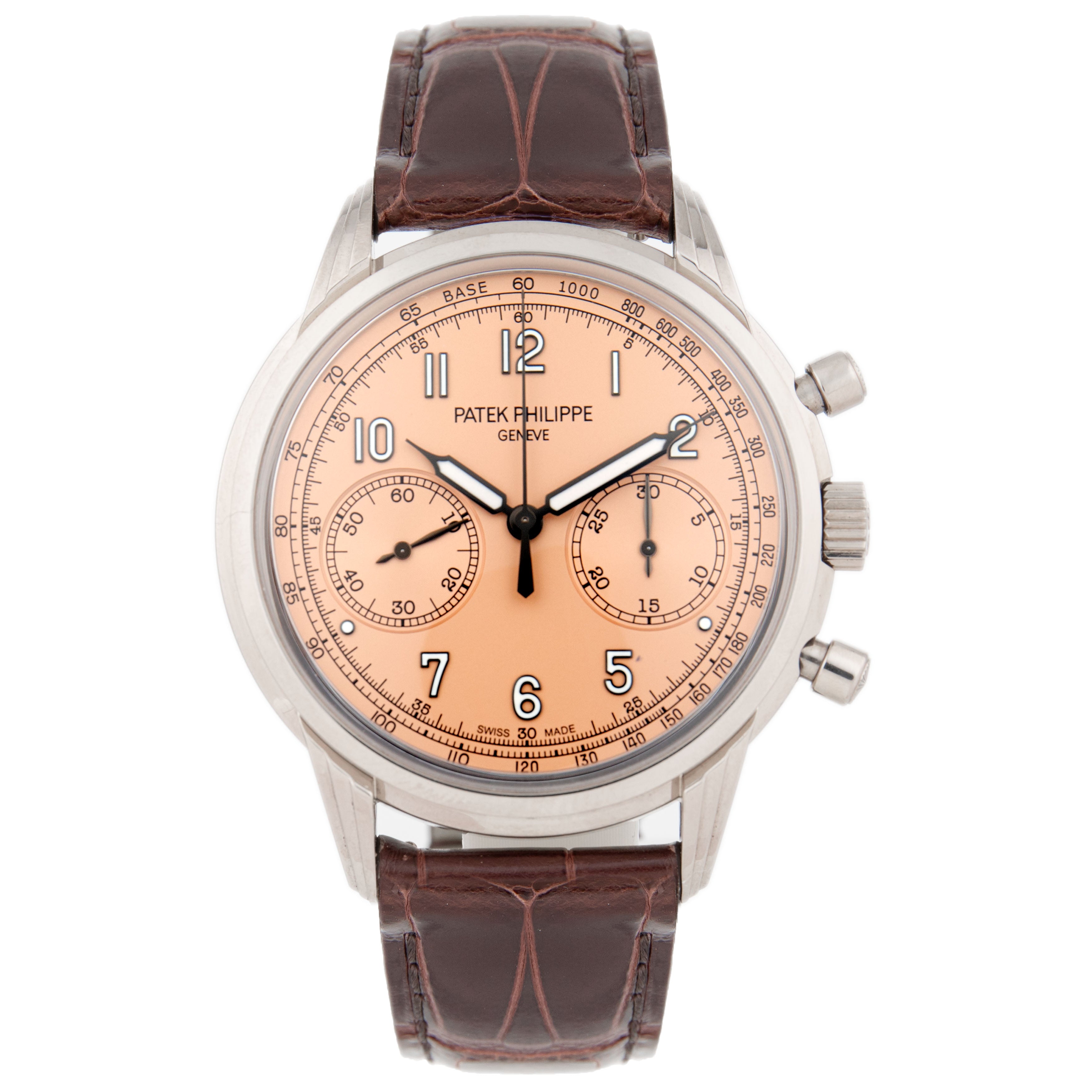 Patek Philippe Complications Chronograph White Gold Salmon Dial 41mm 5172G-001 Full Set