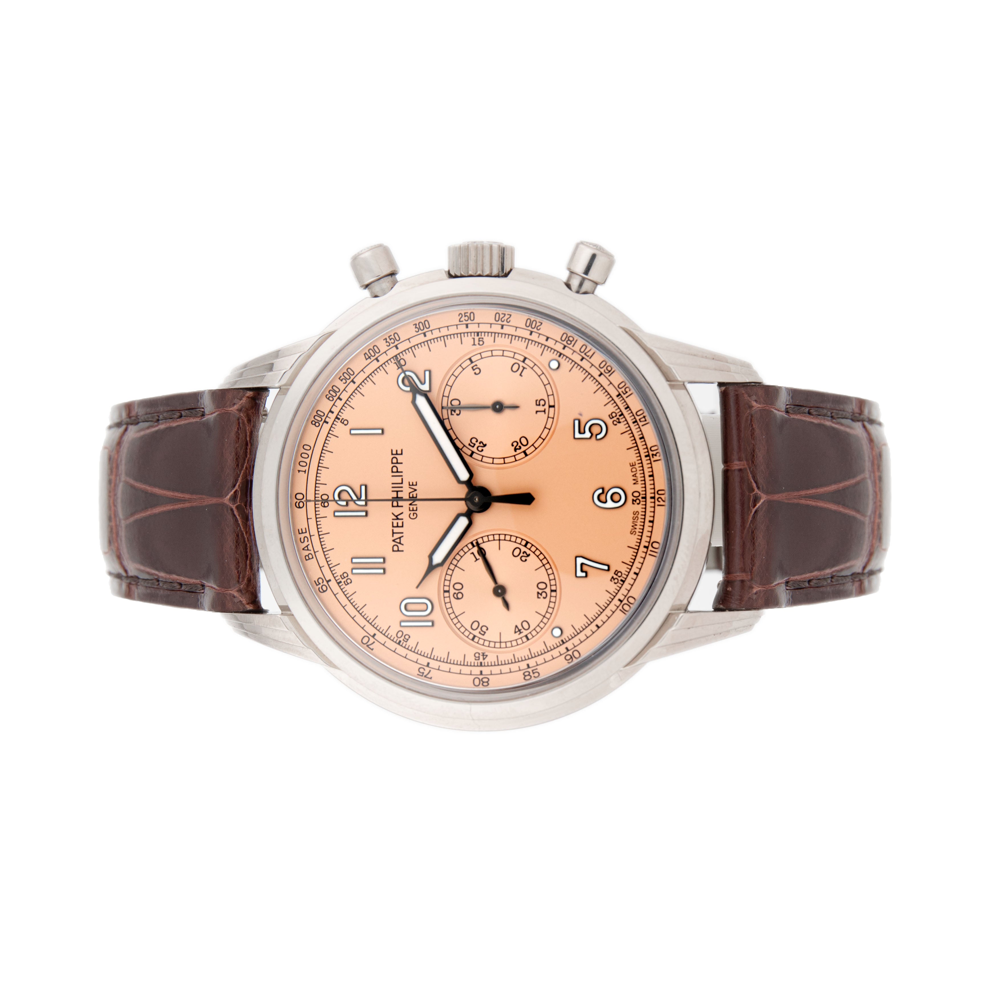 Patek Philippe Complications Chronograph White Gold Salmon Dial 41mm 5172G-001 Full Set