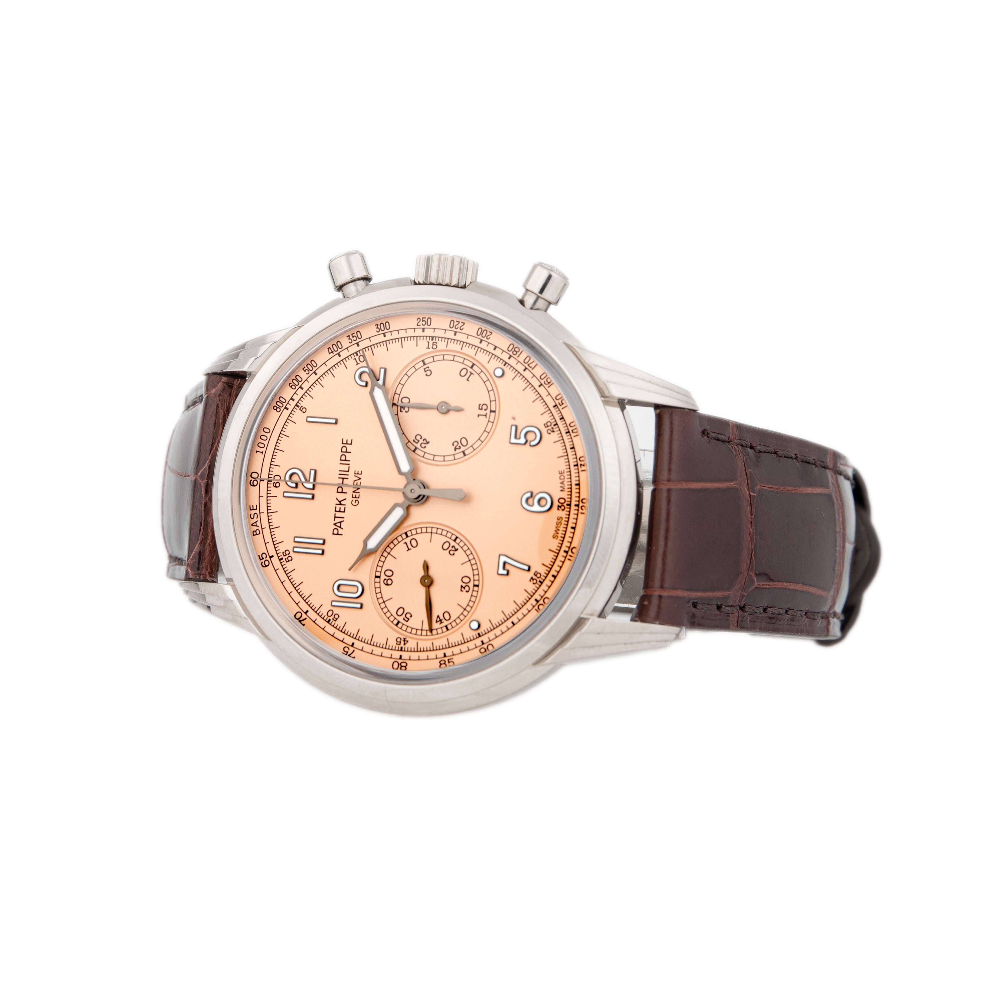 Patek Philippe Complications Chronograph White Gold Salmon Dial 41mm 5172G-001 Full Set