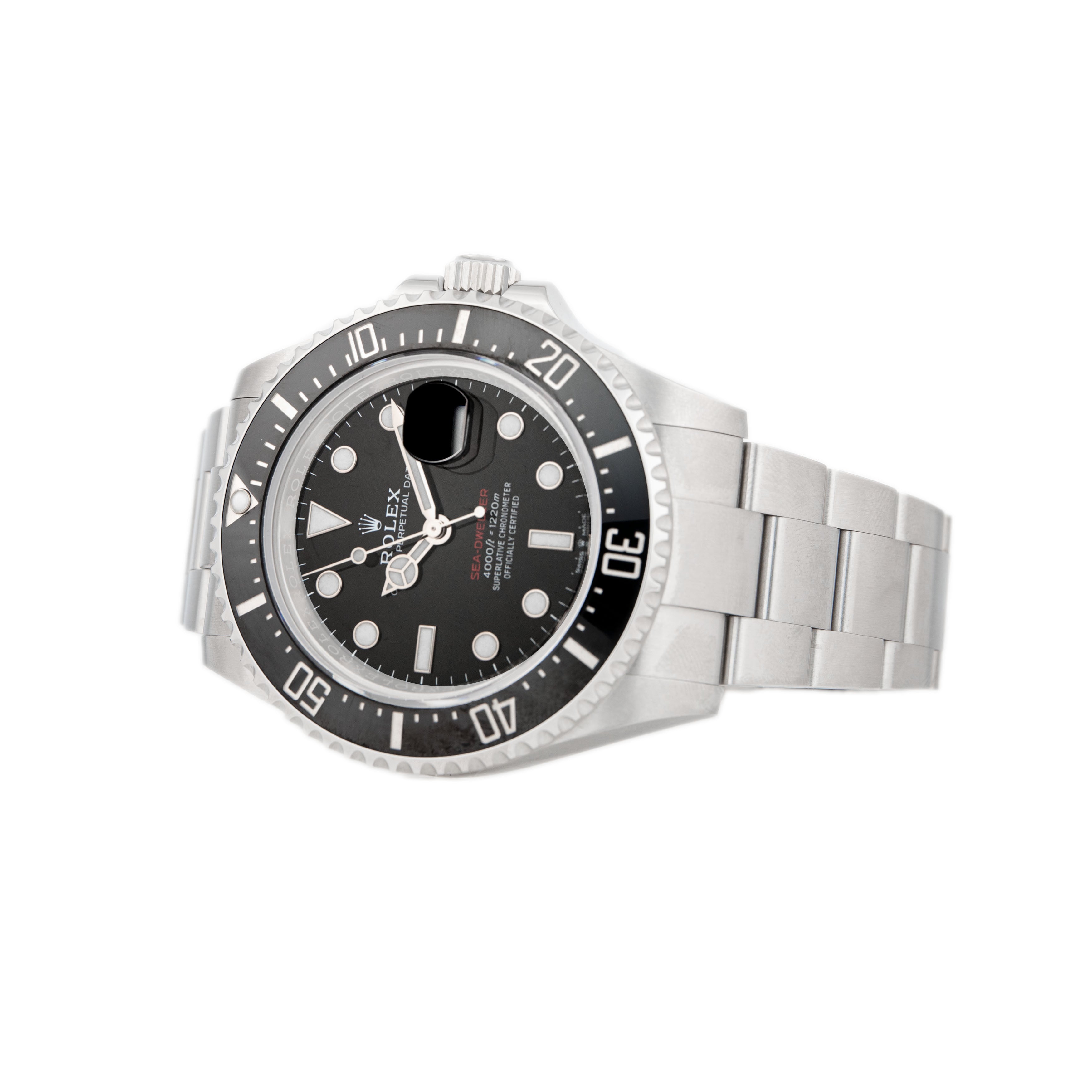 Rolex Sea-Dweller Stainless Steel Black Dial 43mm 126600 Full Set