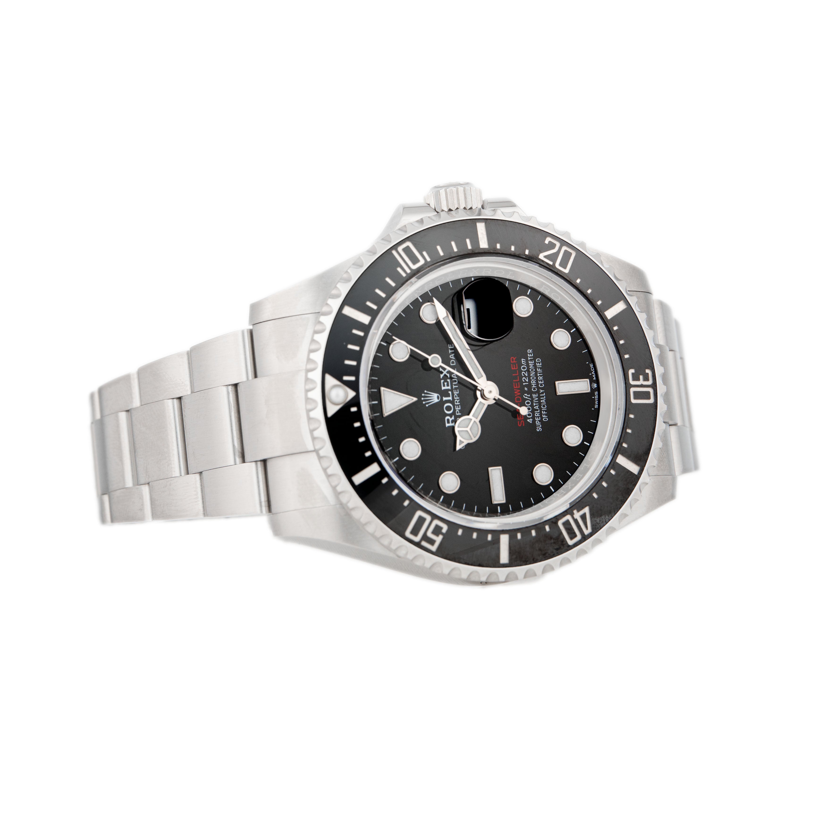 Rolex Sea-Dweller Stainless Steel Black Dial 43mm 126600 Full Set