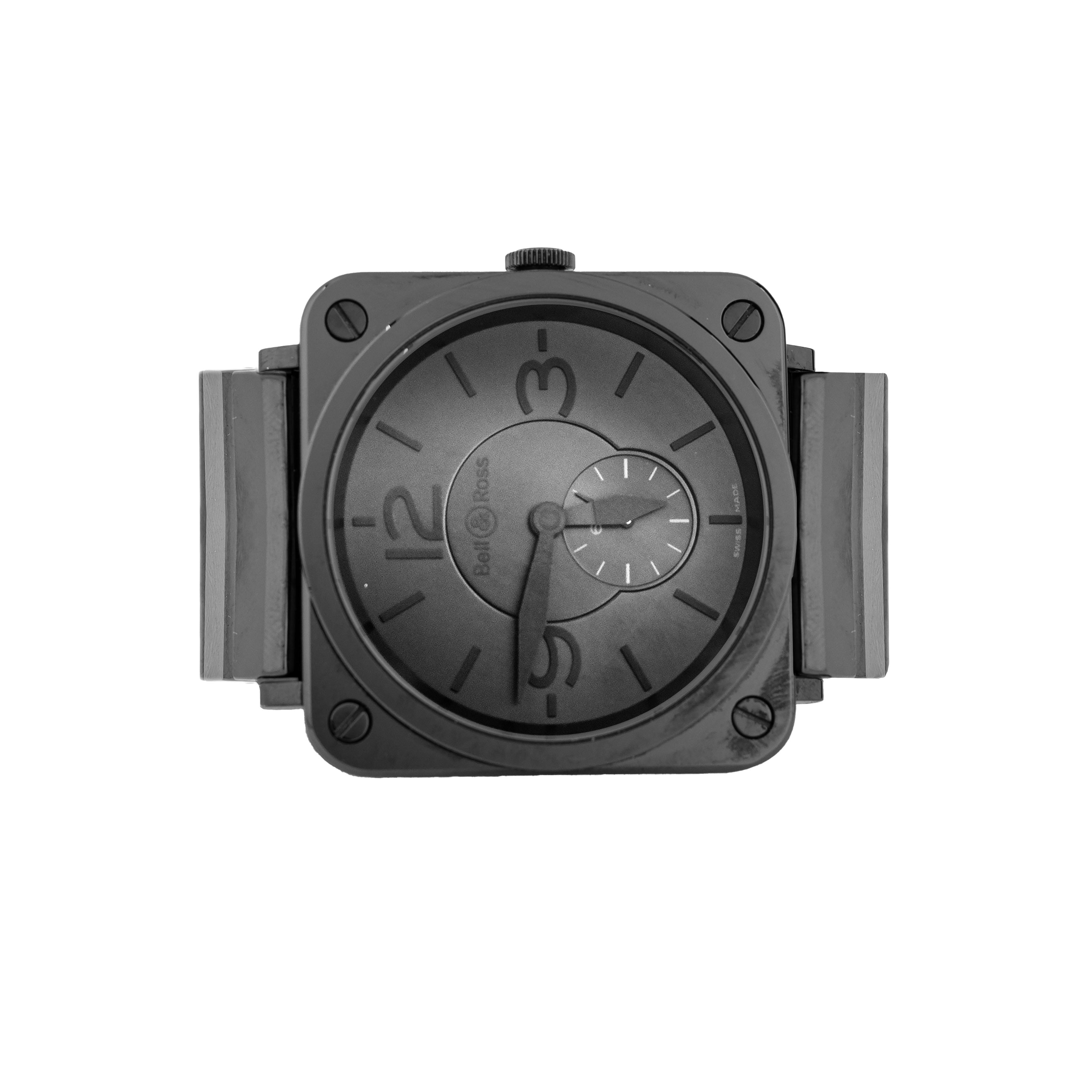 Bell & Ross BR-S Phantom Ceramic Black Dial 39mm BRS-98-PBC Full Set