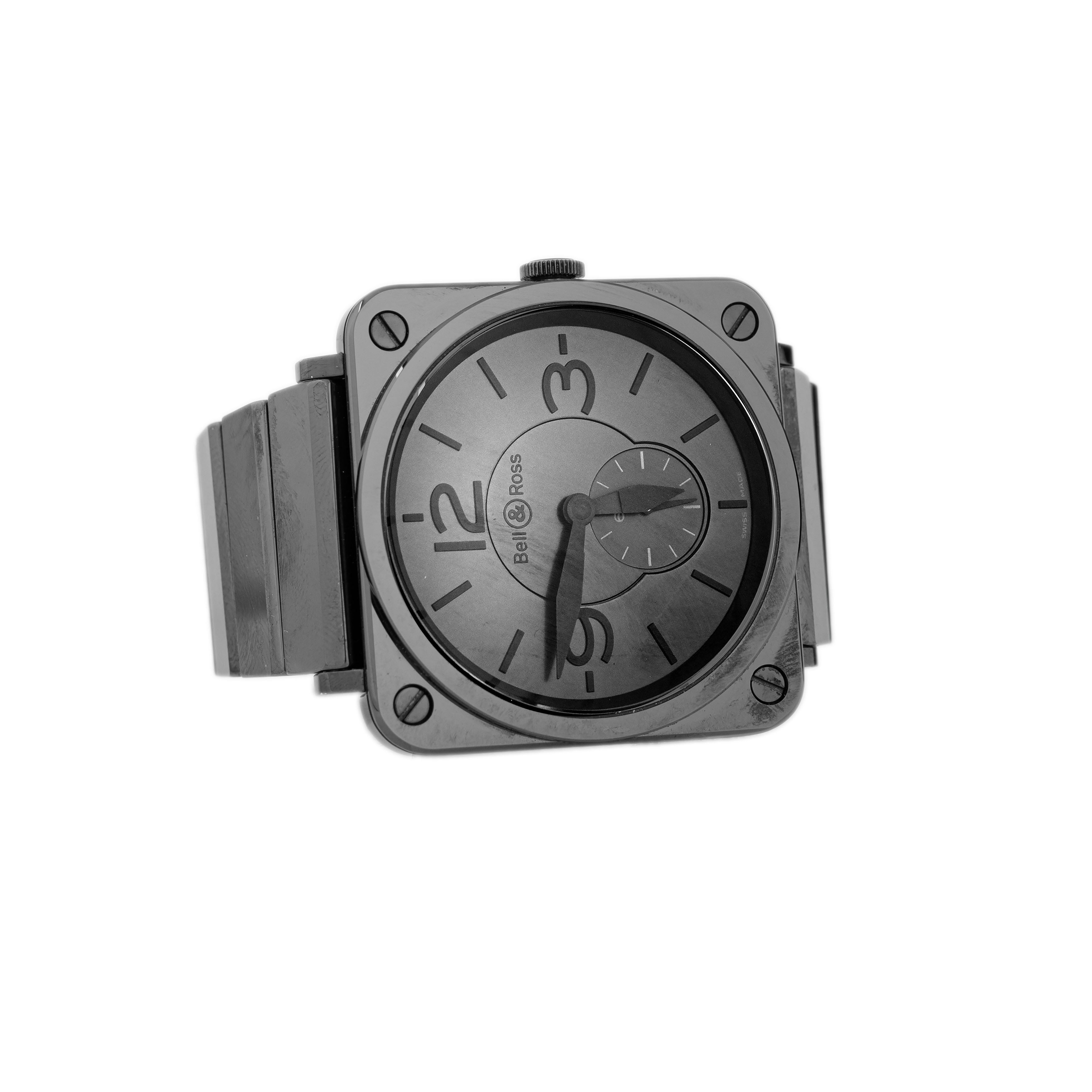 Bell & Ross BR-S Phantom Ceramic Black Dial 39mm BRS-98-PBC Full Set