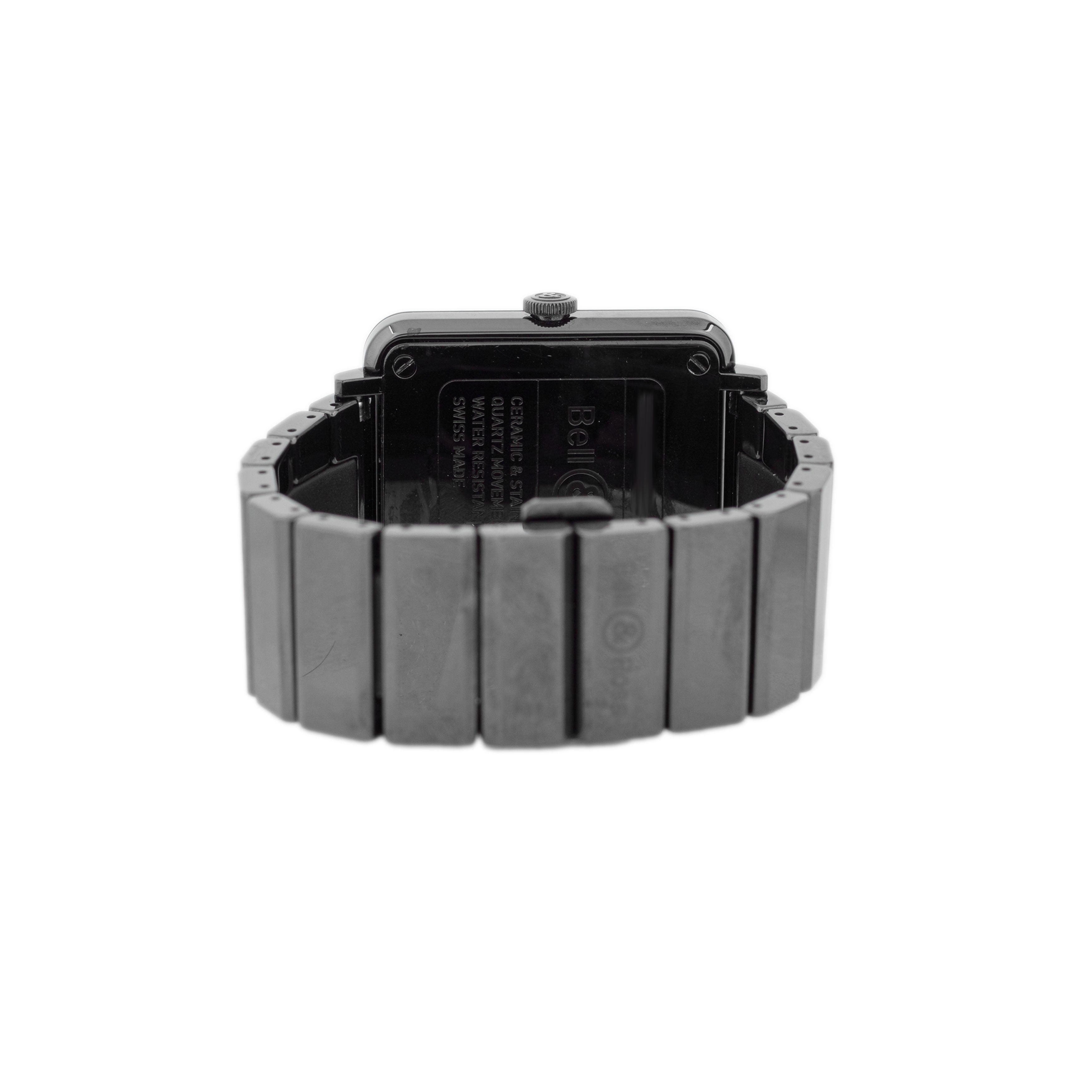 Bell & Ross BR-S Phantom Ceramic Black Dial 39mm BRS-98-PBC Full Set