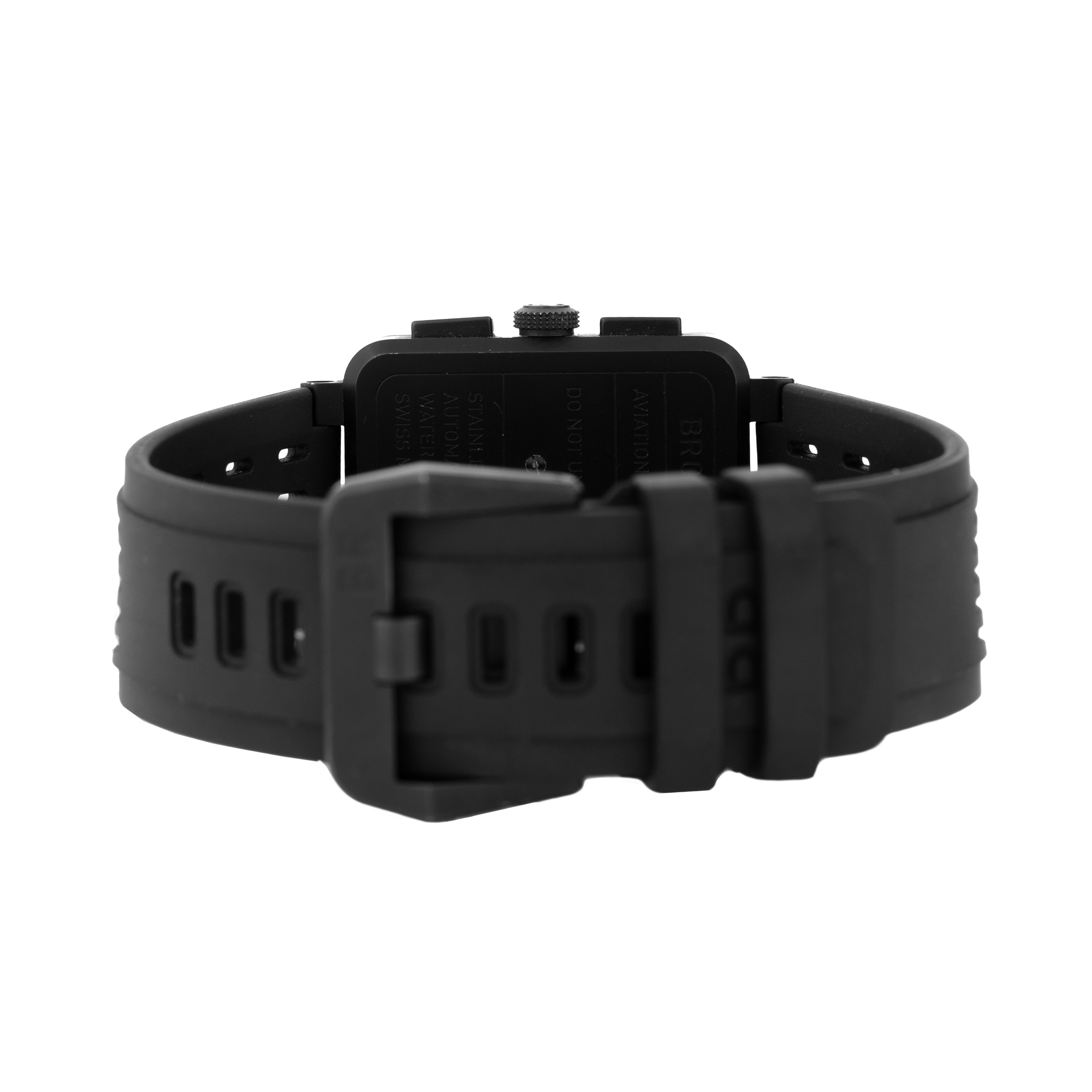 Bell & Ross BR03 Chronograph Stainless Steel Black Dial 42mm BR03-94-S Full Set