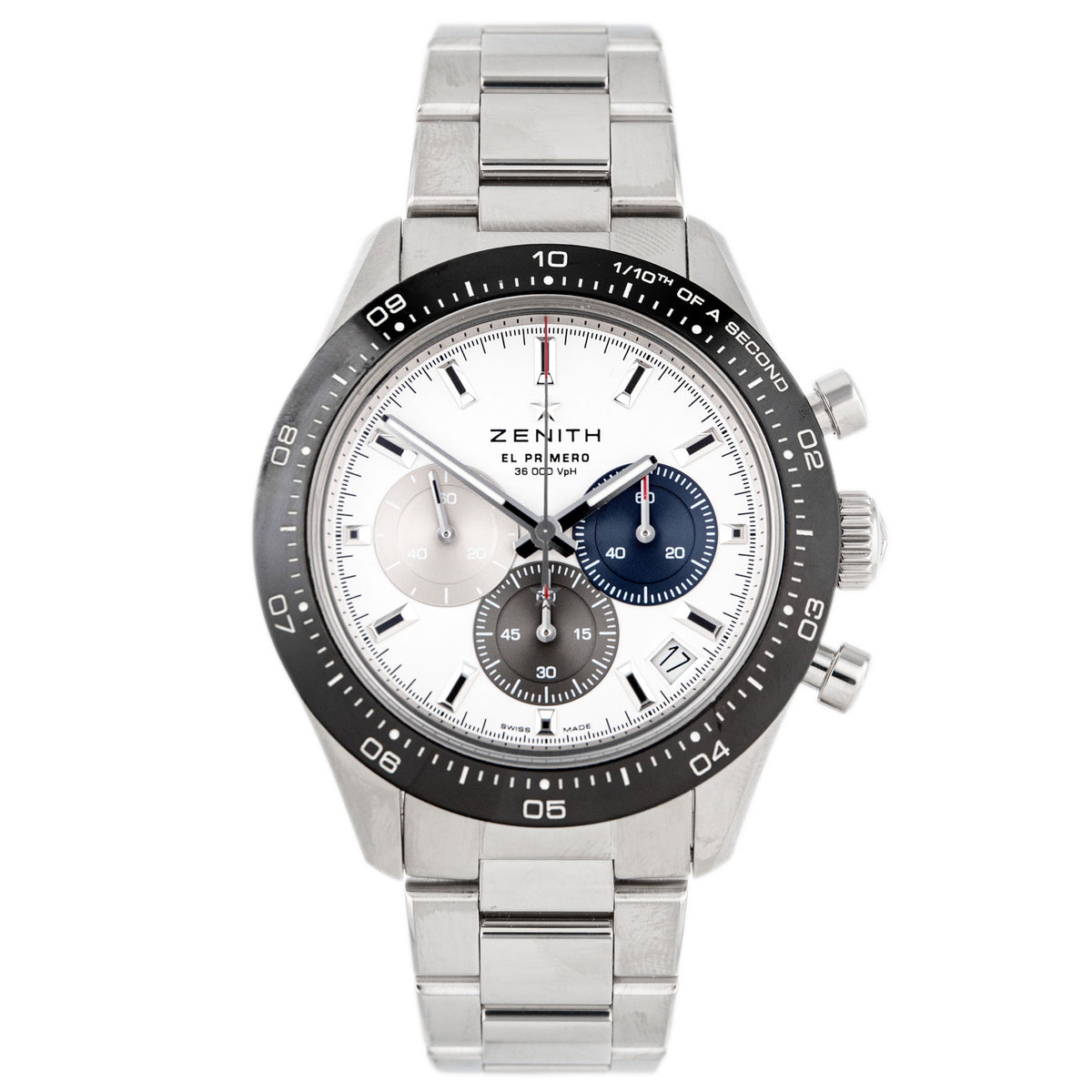 Zenith Chronomaster Sport Stainless Steel White Dial 41mm 03.3100.3600/69.M3100 Full Set
