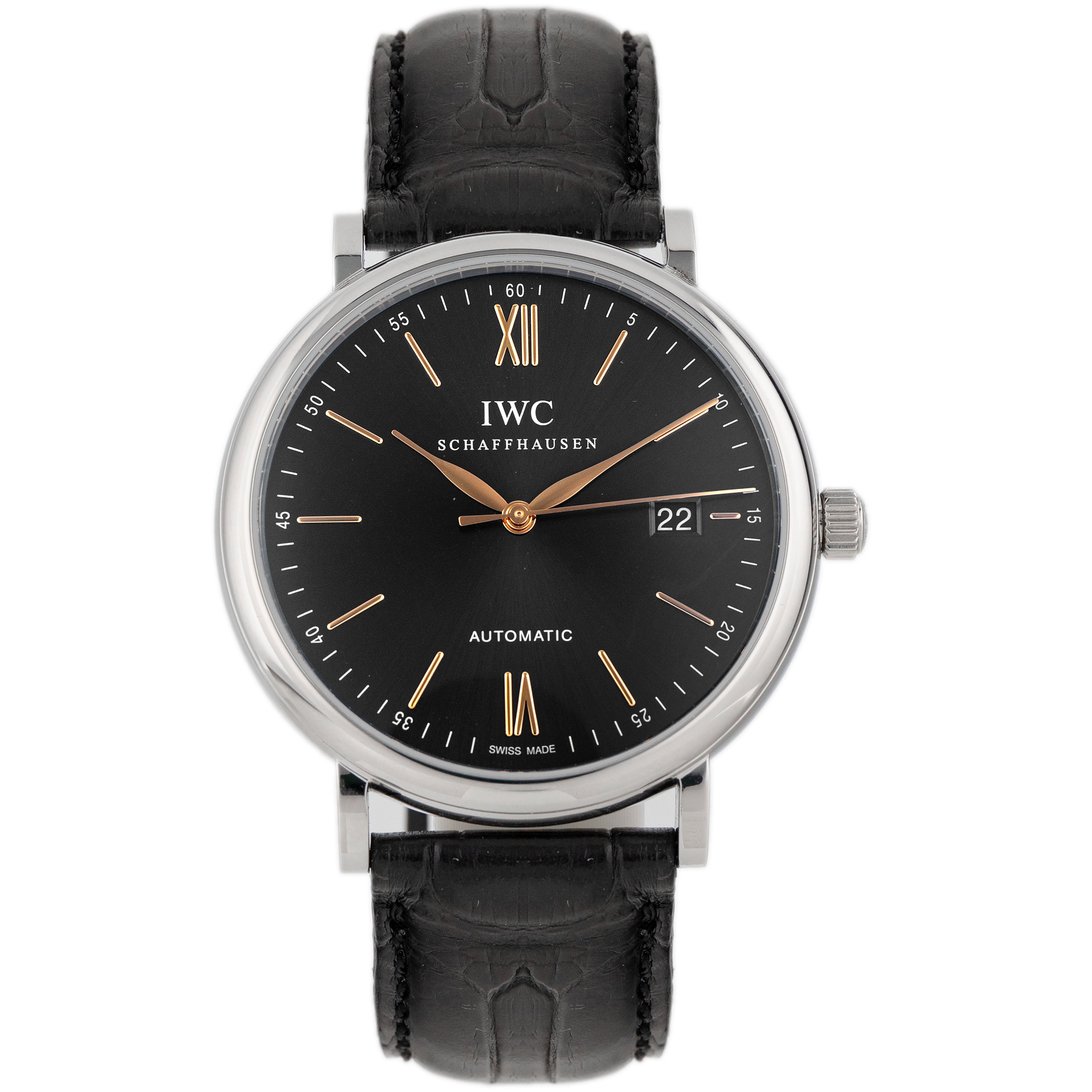 IWC Portofino Automatic Stainless Steel Blue Dial 40mm IW356523 Full Set