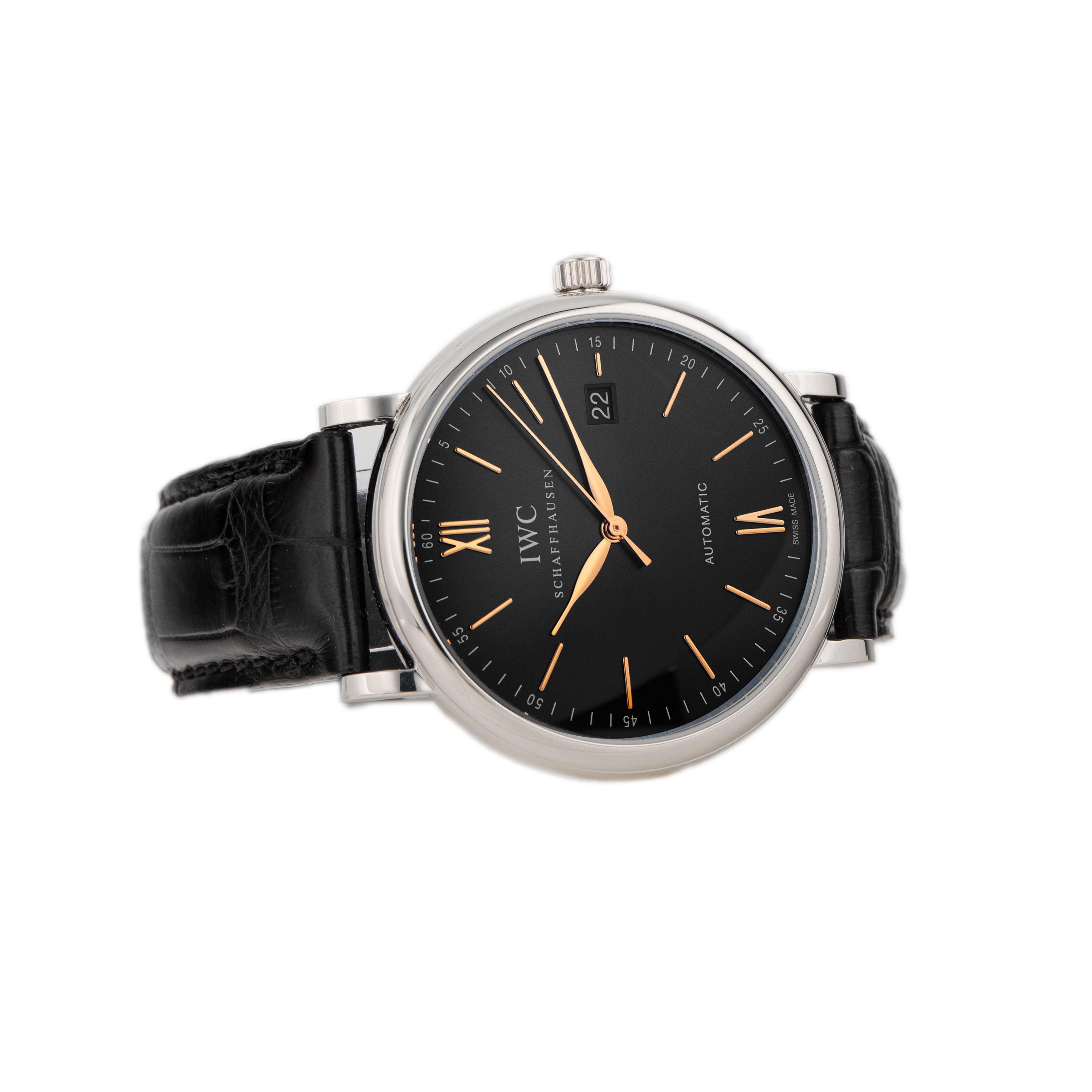 IWC Portofino Automatic Stainless Steel Blue Dial 40mm IW356523 Full Set