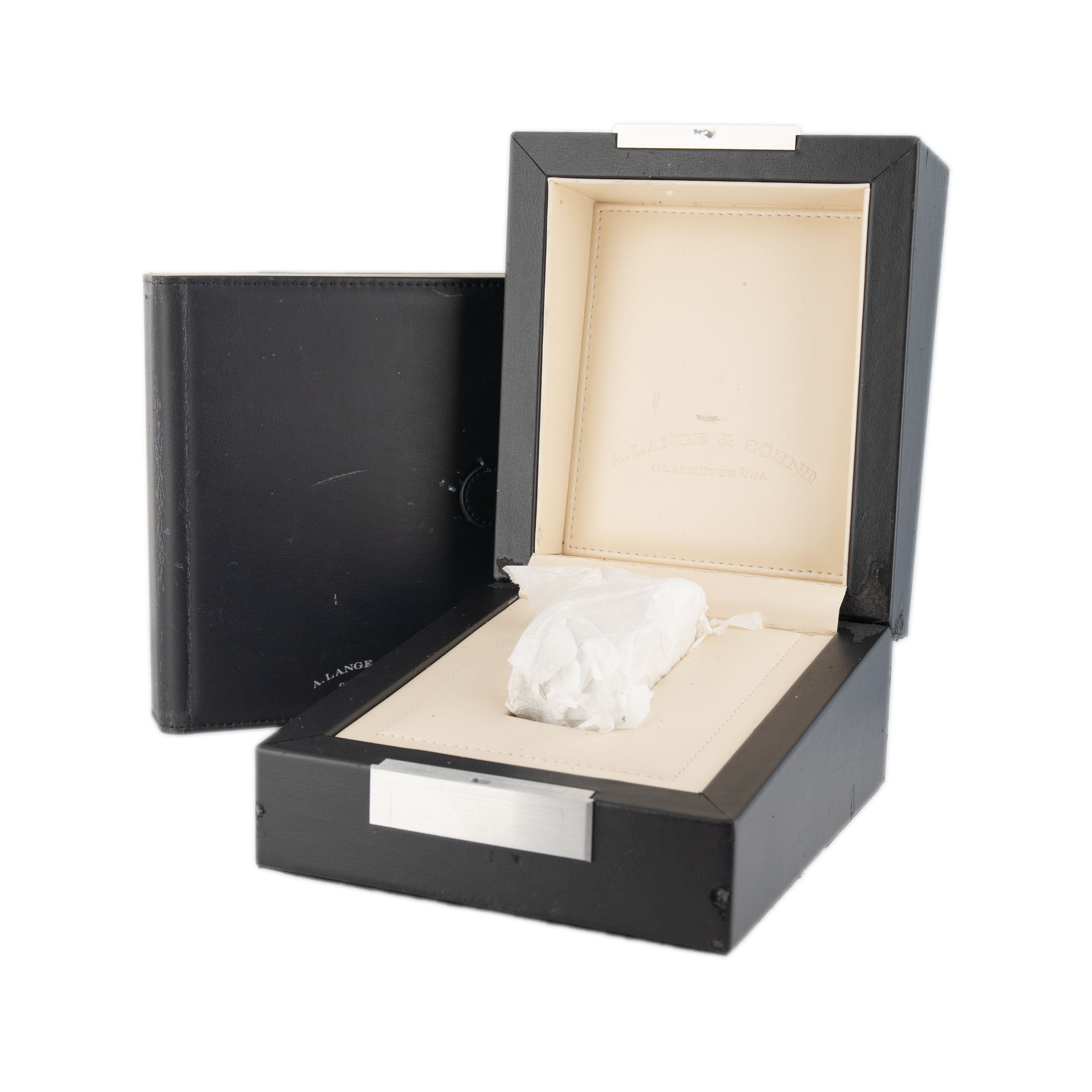 A. Lange & Sohne Zeitwerk Rose Gold Silver Dial 41.9mm 140.032 Full Set