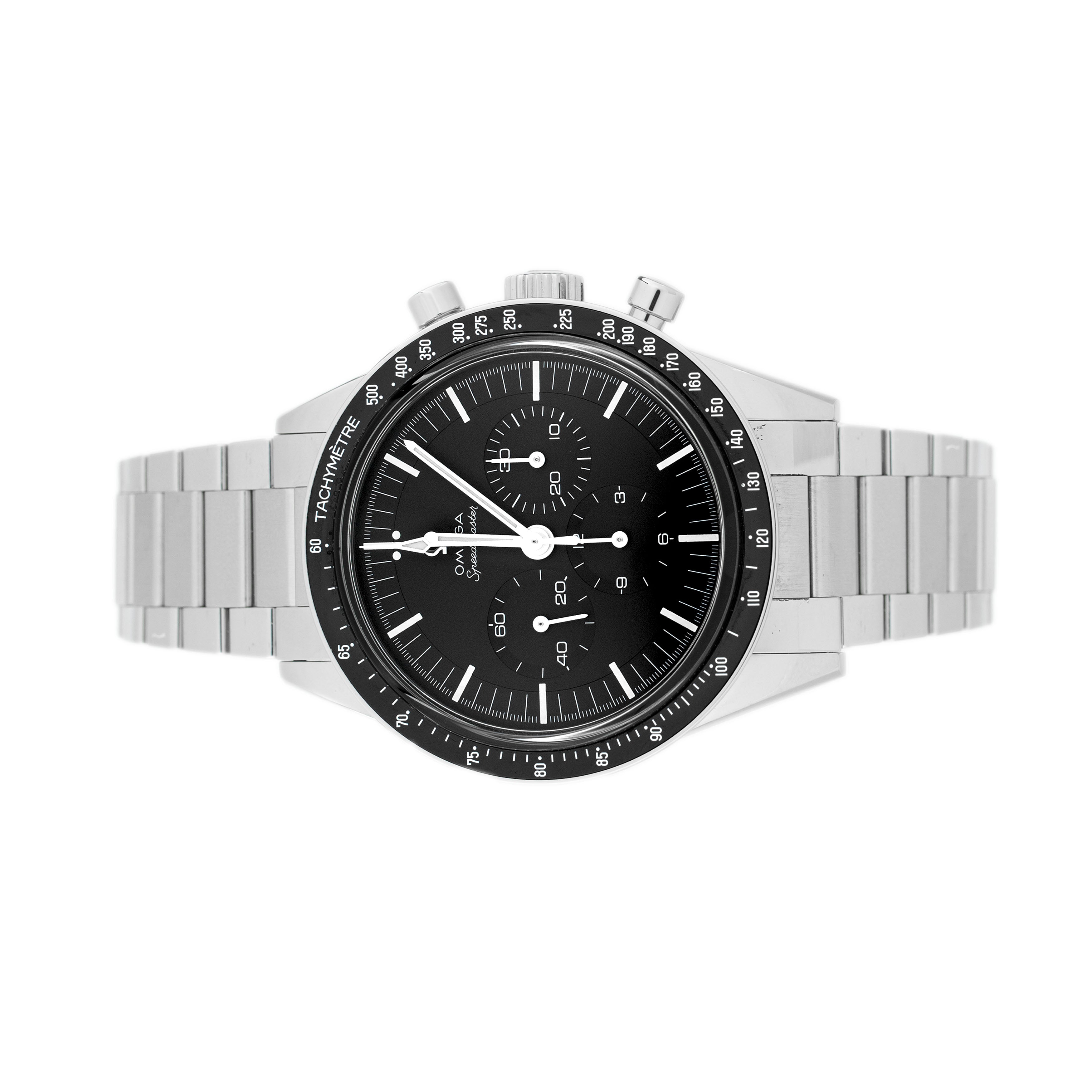 Omega Speedmaster Ed White Stainless Steel Black Dial 39.7mm 311.30.40.30.01.001 Full Set