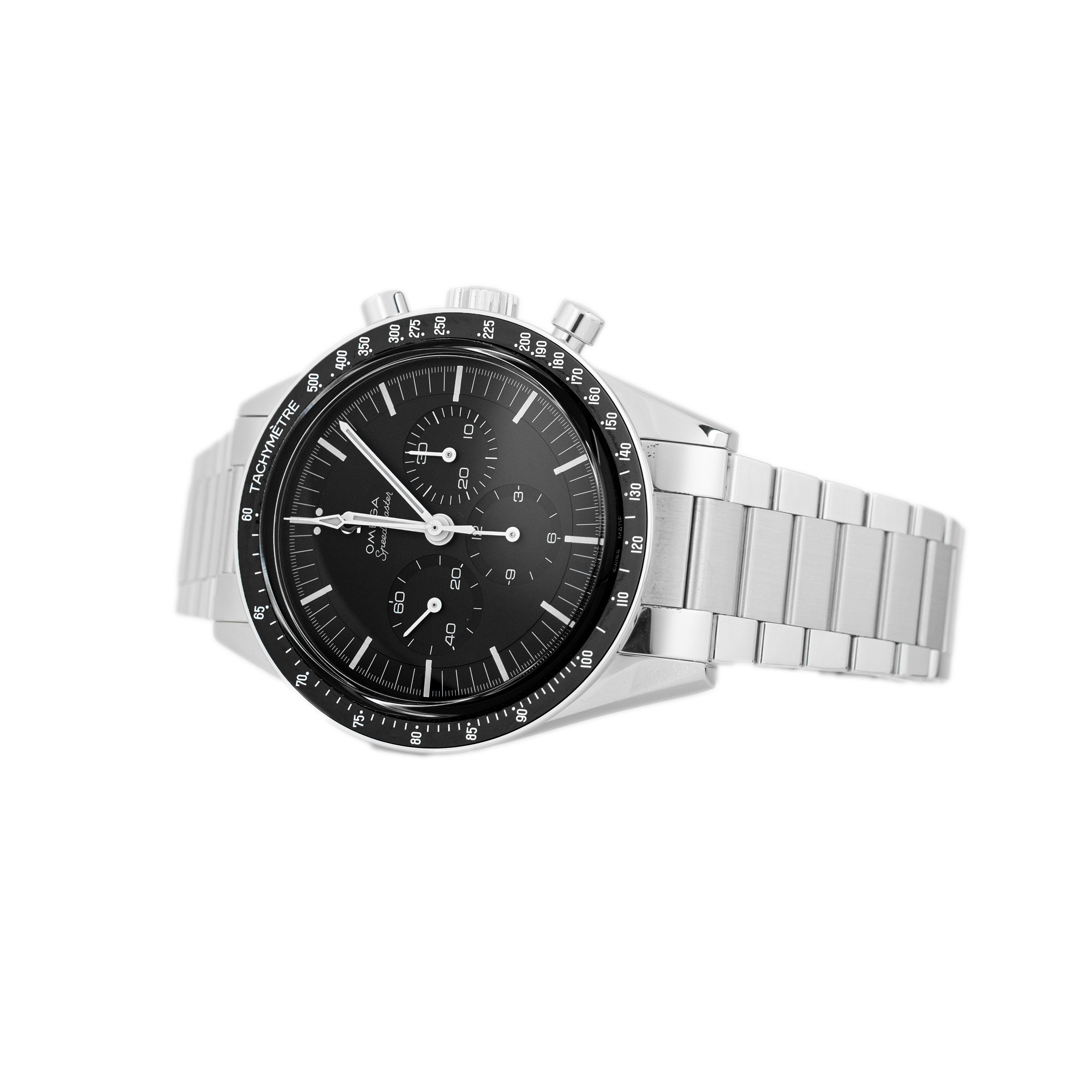 Omega Speedmaster Ed White Stainless Steel Black Dial 39.7mm 311.30.40.30.01.001 Full Set