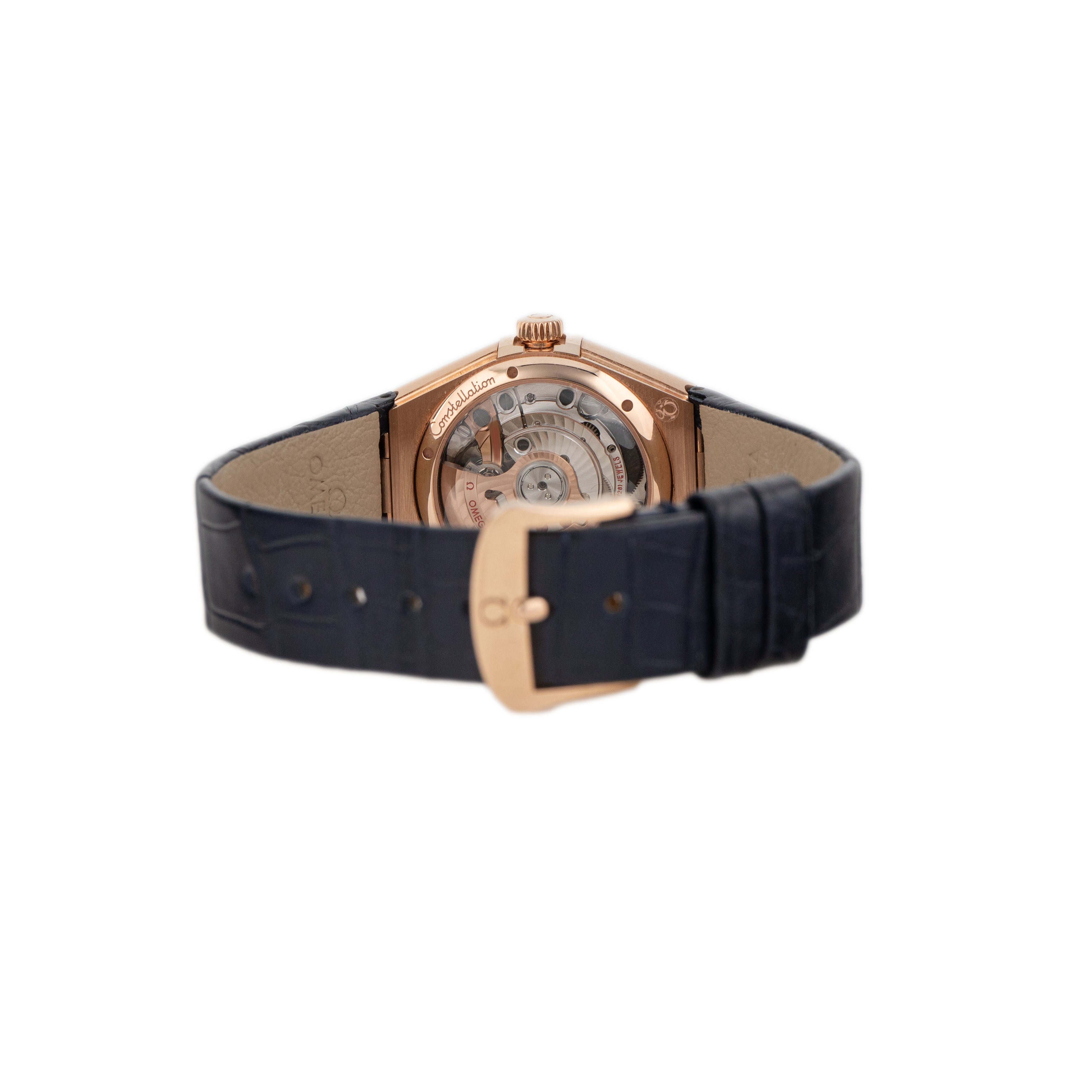 Omega Constellation Rose Gold Aventurine Blue Dial 29mm 131.58.29.20.53.003 Full Set