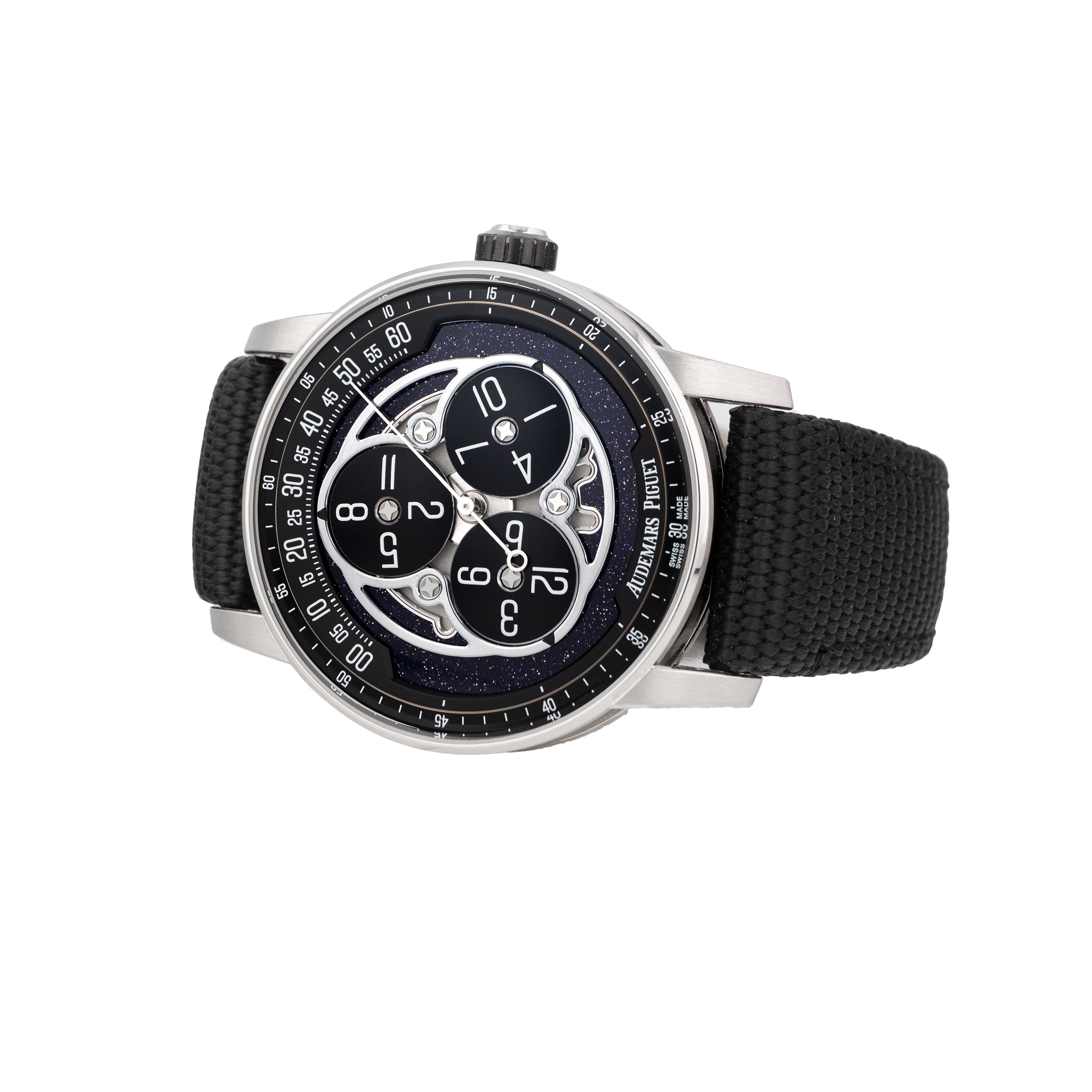 Audemars Piguet Code 11.59 Starwheel Ceramic & White Gold Blue Dial 41mm 15212NB.OO.A002KB.01-AB Full Set