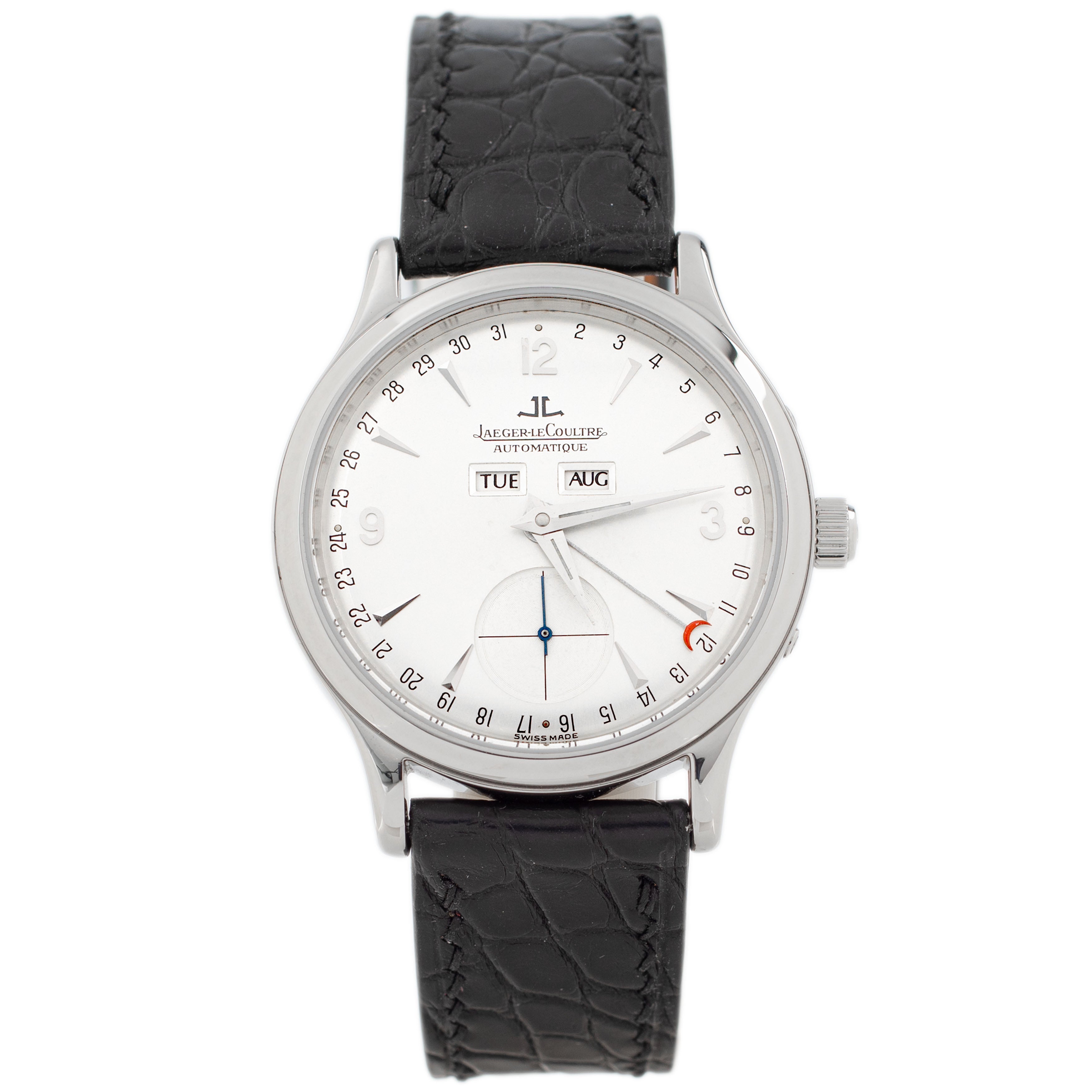 Jaeger-LeCoultre Master Control Calendar Stainless Steel Silver Dial 37mm 140.8.87