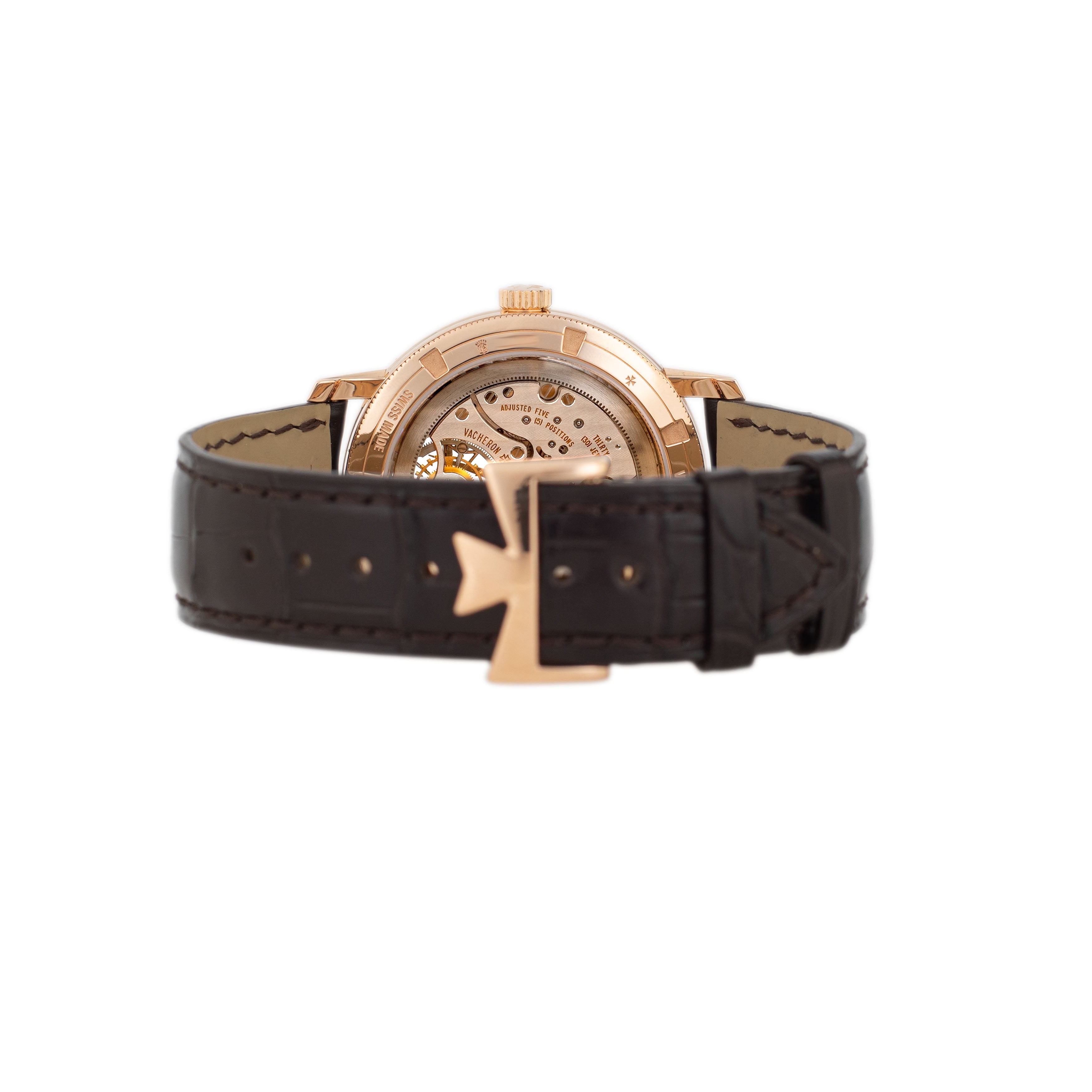 Vacheron Constantin Traditionnelle Tourbillon Rose Gold Silver Dial 41mm 6000T/000R-B346 Full Set