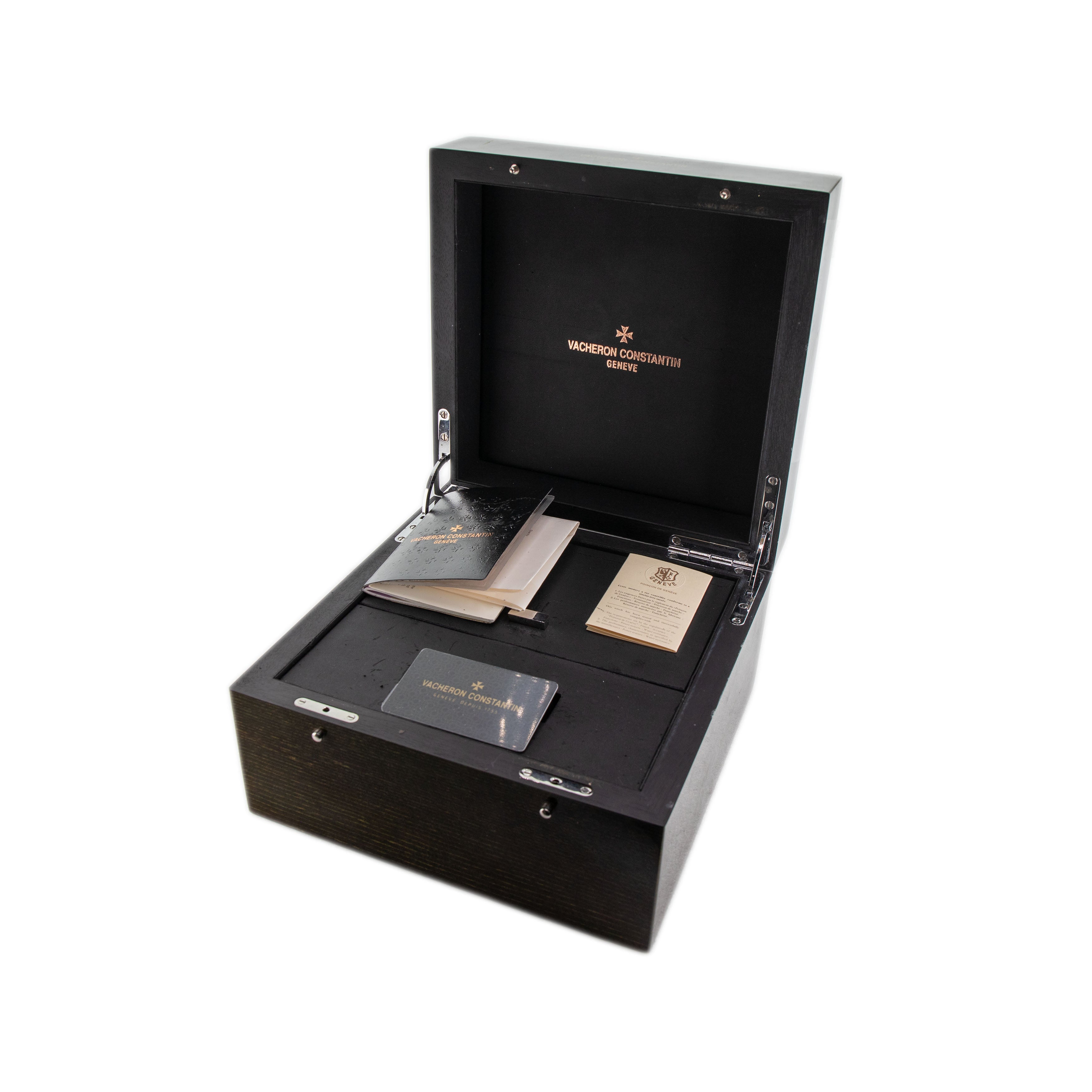 Vacheron Constantin Traditionnelle Tourbillon Rose Gold Silver Dial 41mm 6000T/000R-B346 Full Set