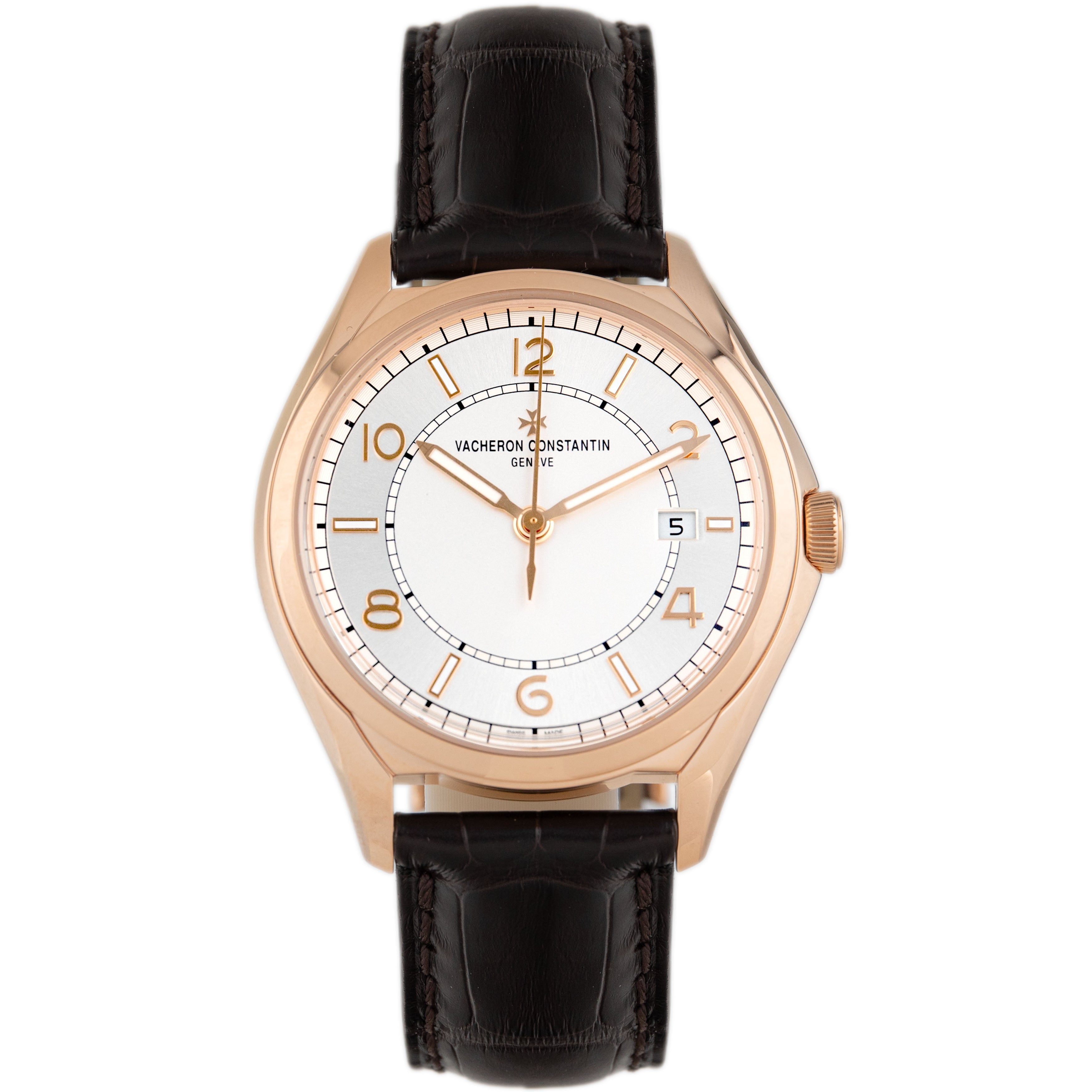 Vacheron Constantin Fiftysix Rose Gold Silver Dial 40mm 4600E/000R-B441 Full Set