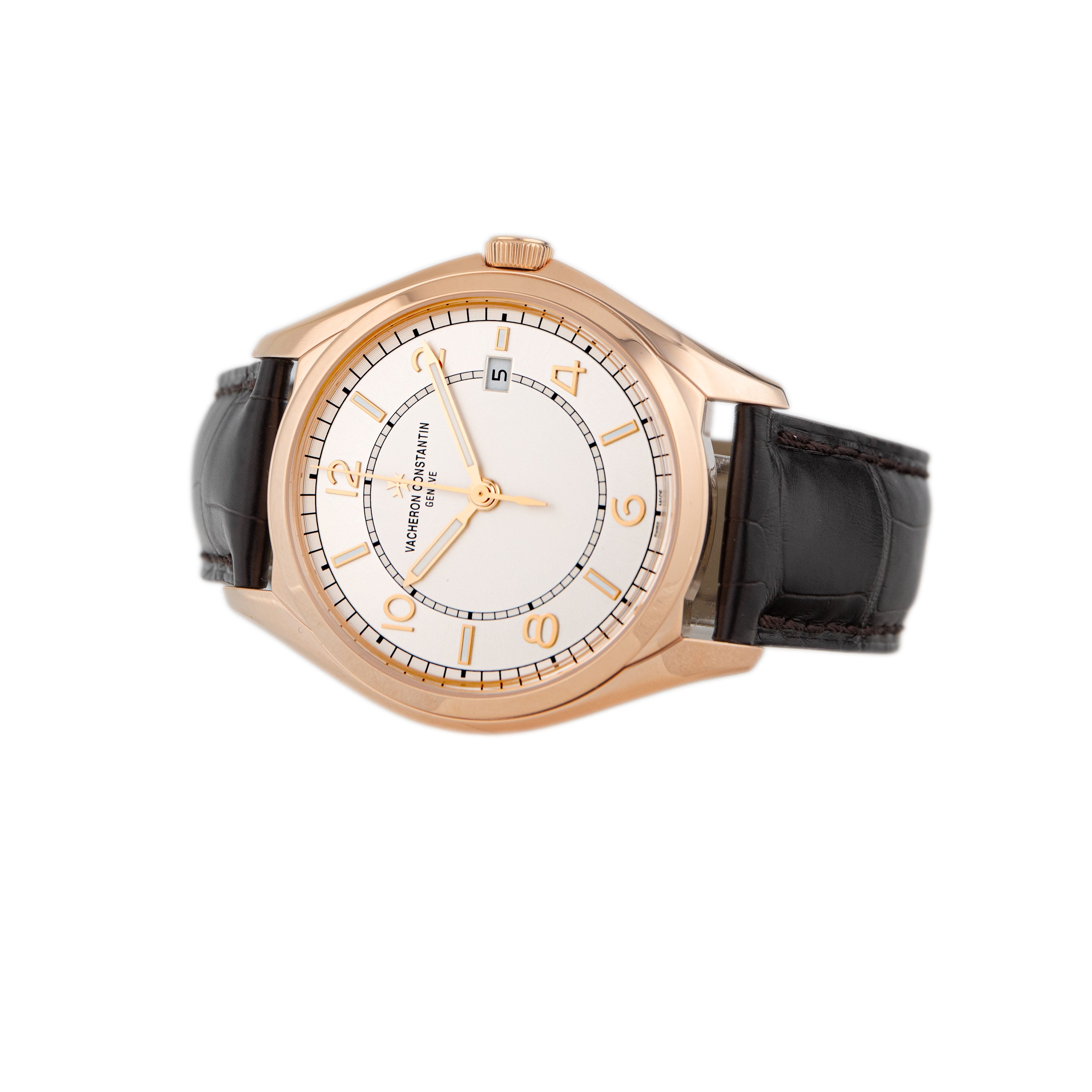 Vacheron Constantin Fiftysix Rose Gold Silver Dial 40mm 4600E/000R-B441 Full Set