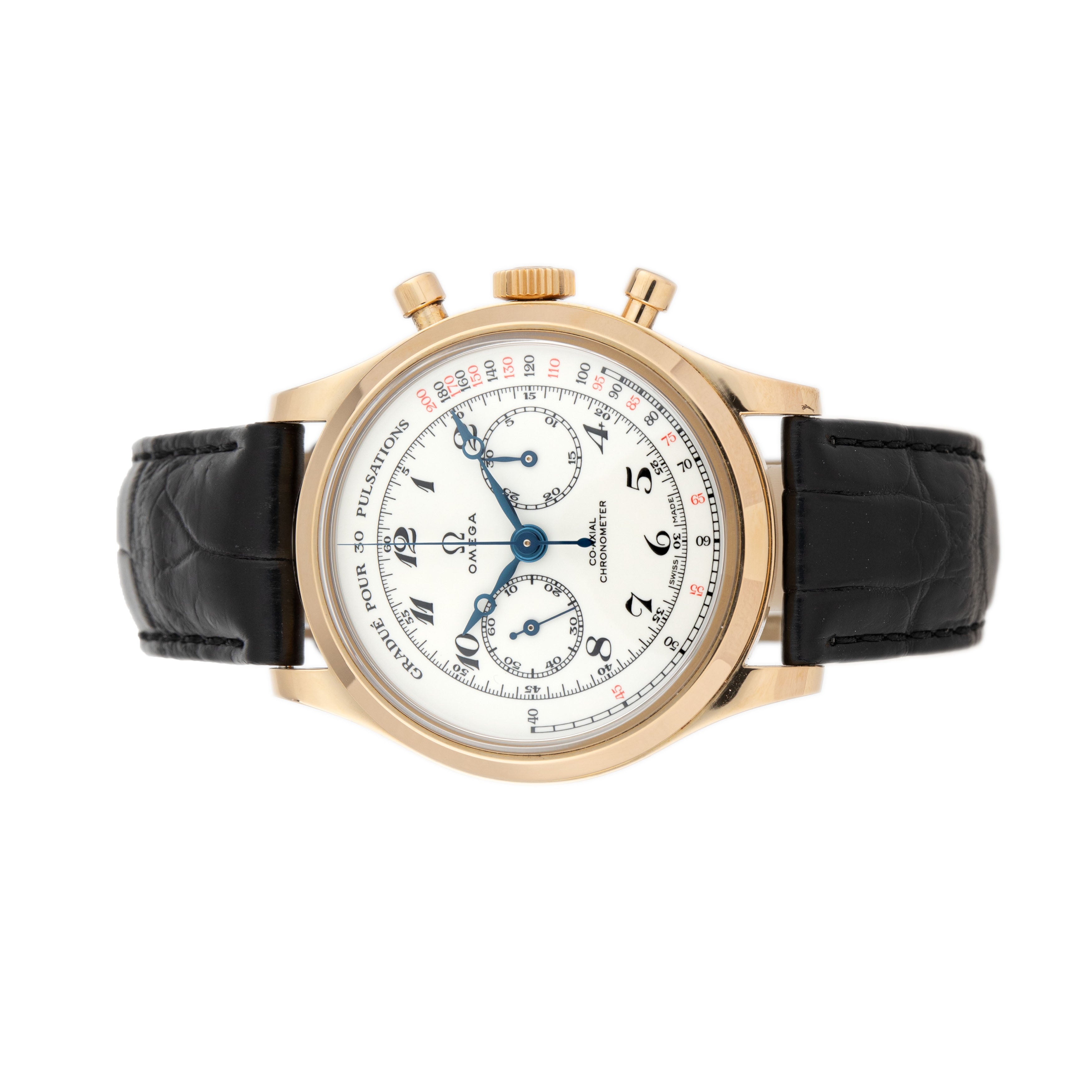 Omega Museum Specialities Yellow Gold White Dial 39mm 516.53.39.50.09.001 Full Set