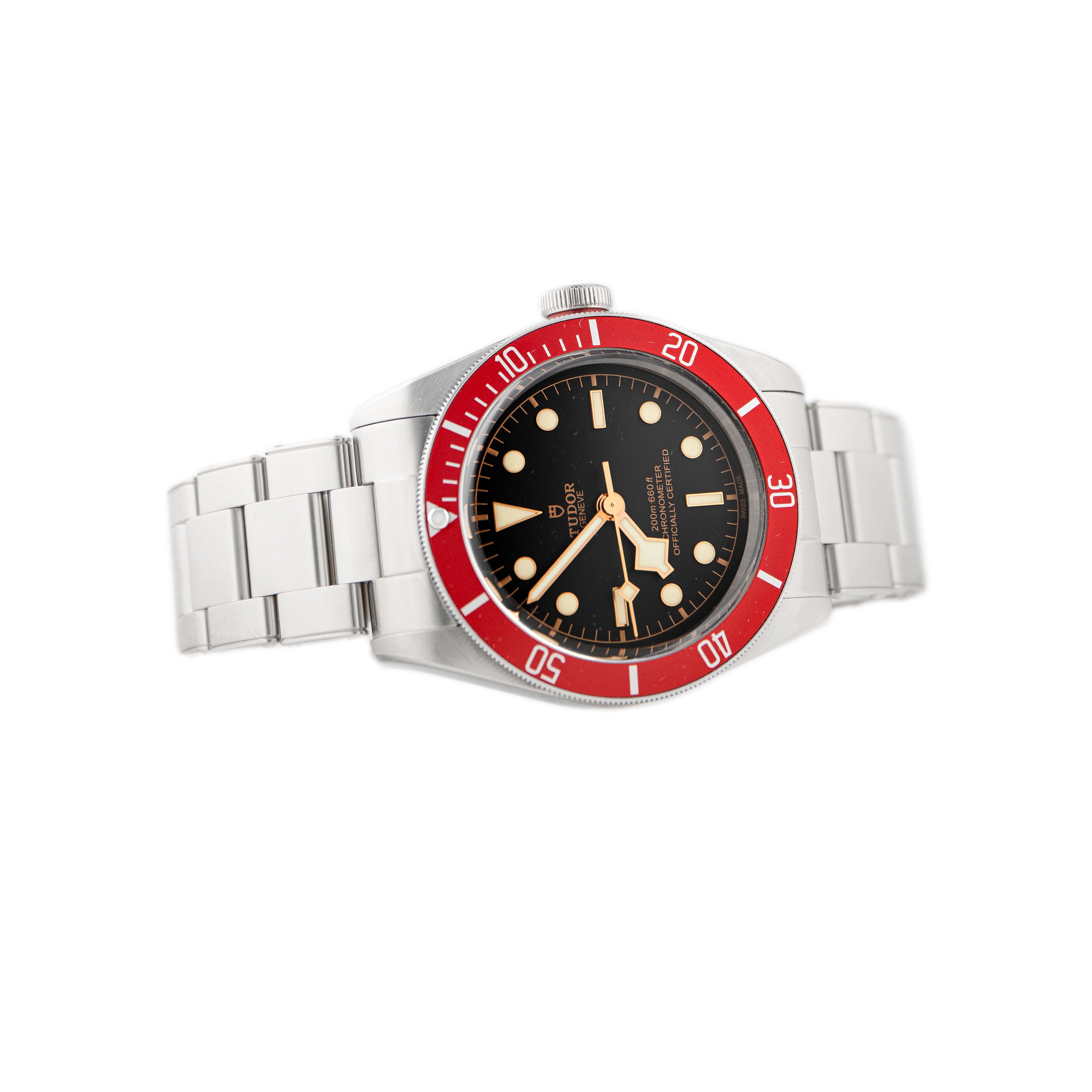 Tudor Black Bay Red Stainless Steel Black Dial 41mm 79230R Full Set
