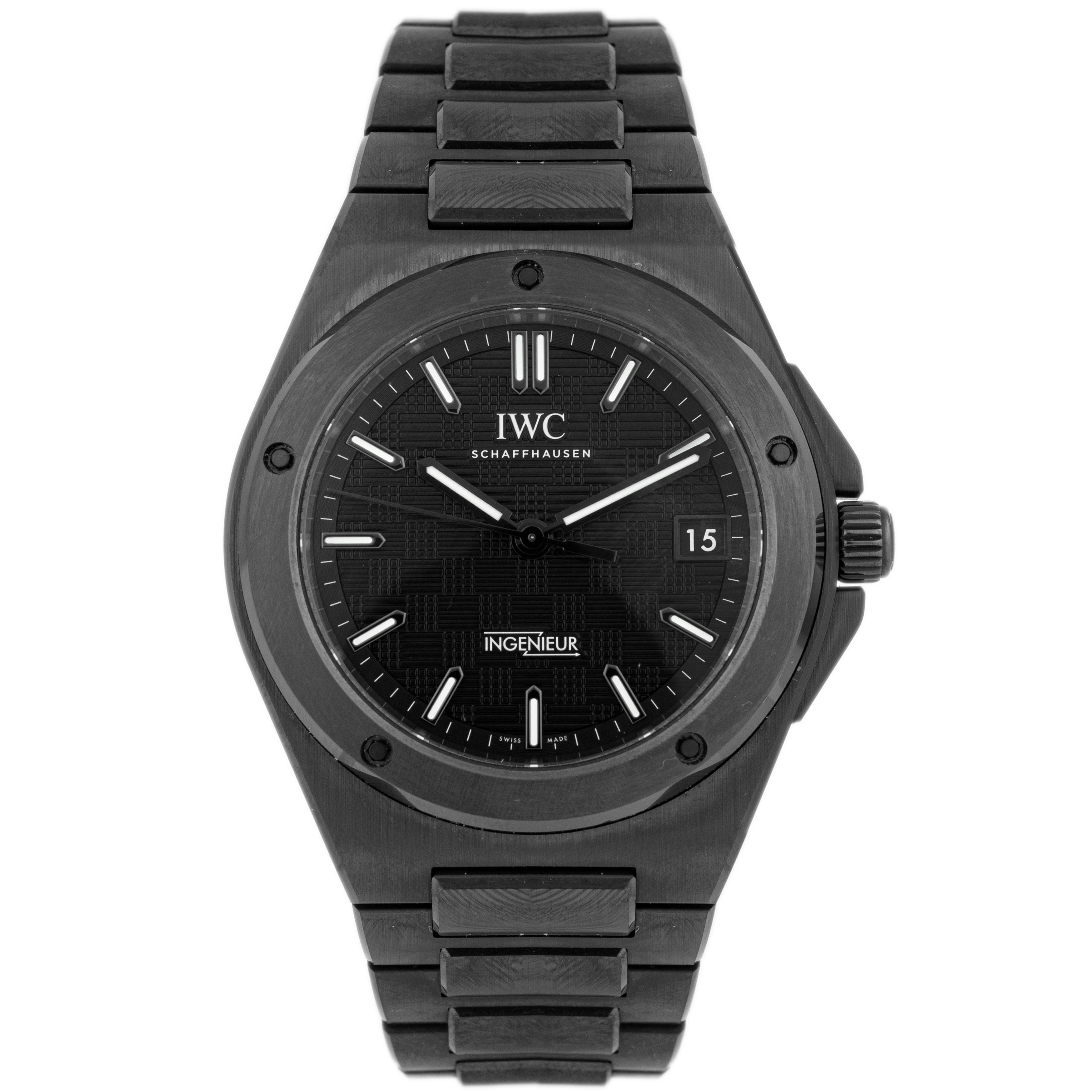 IWC Ingenieur Ceramic Black Dial 42mm IW338903 Full Set