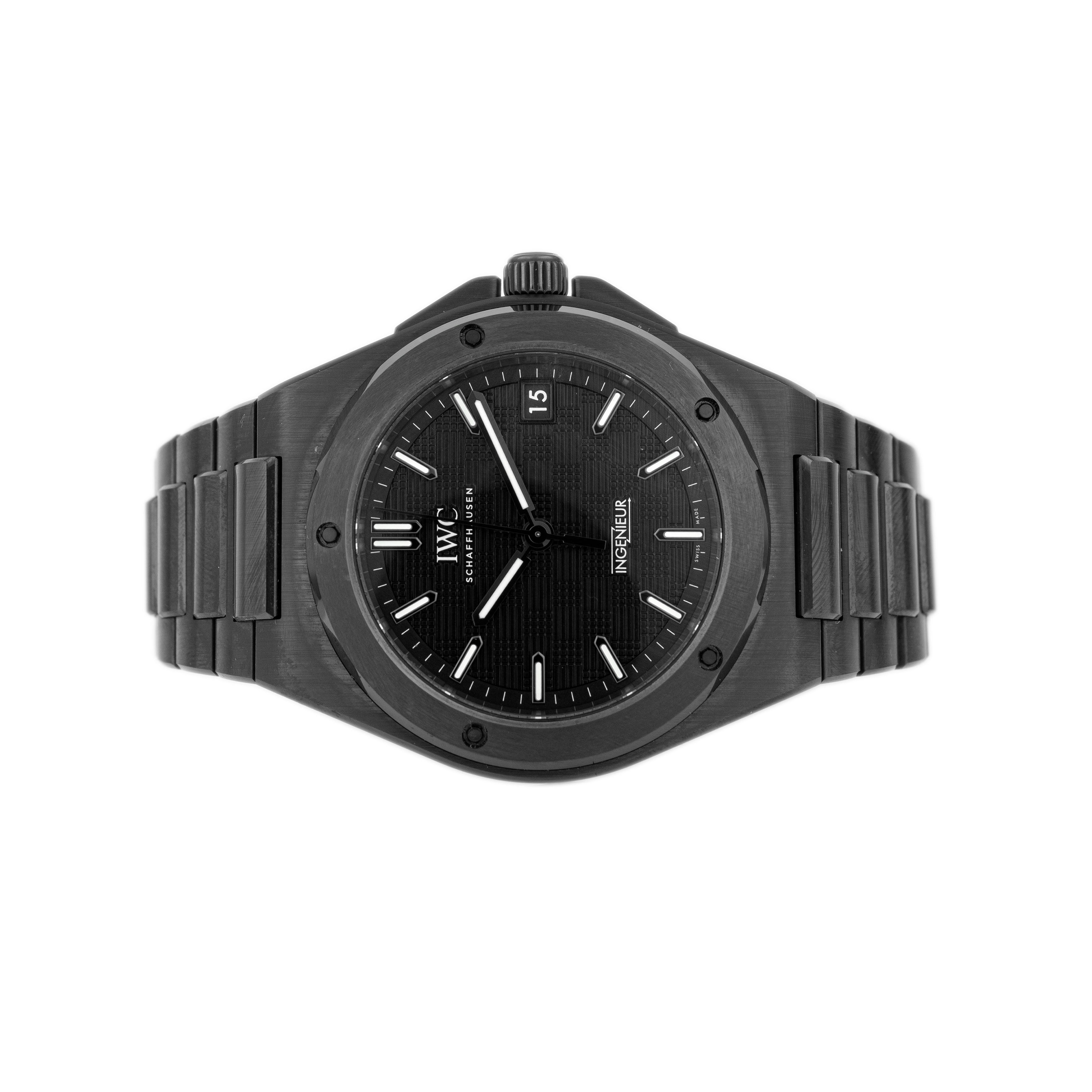 IWC Ingenieur Ceramic Black Dial 42mm IW338903 Full Set