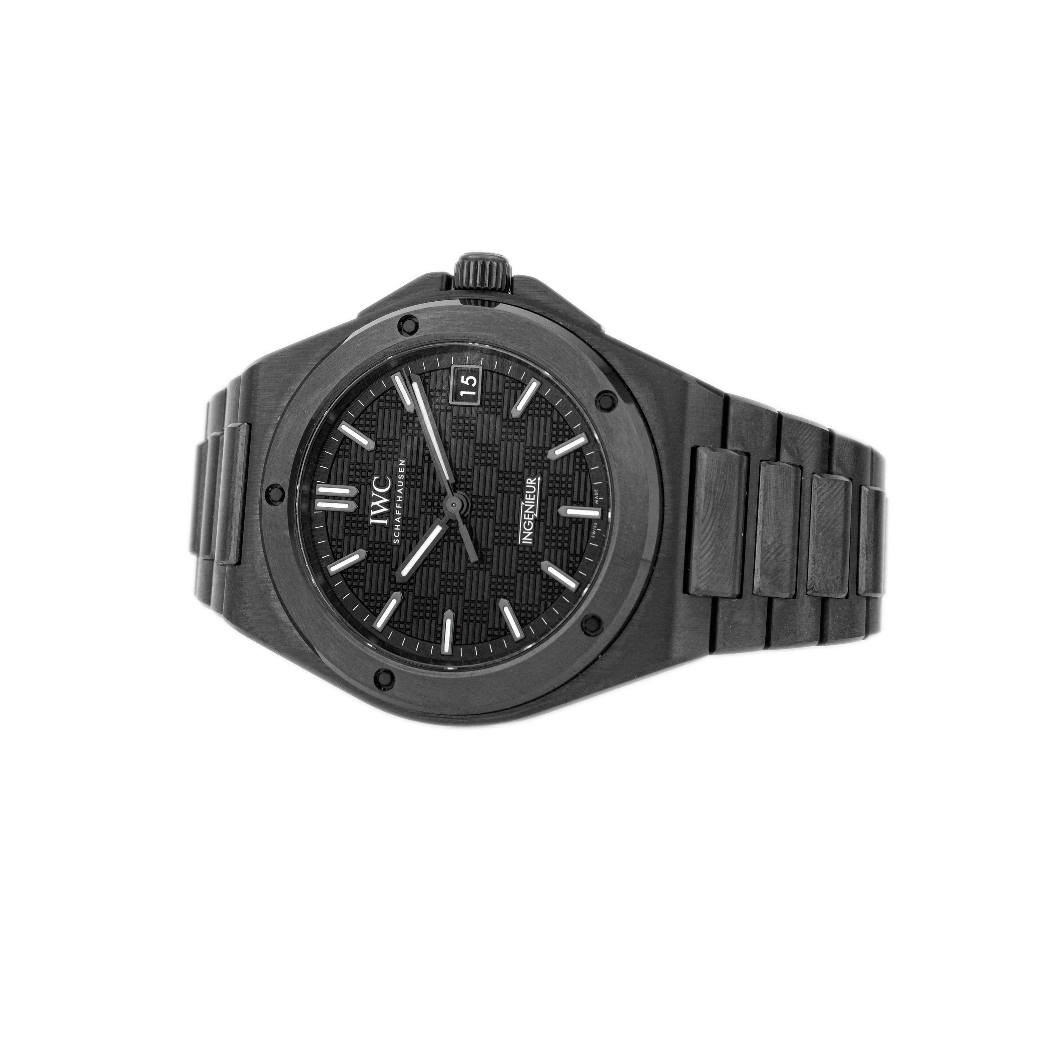 IWC Ingenieur Ceramic Black Dial 42mm IW338903 Full Set