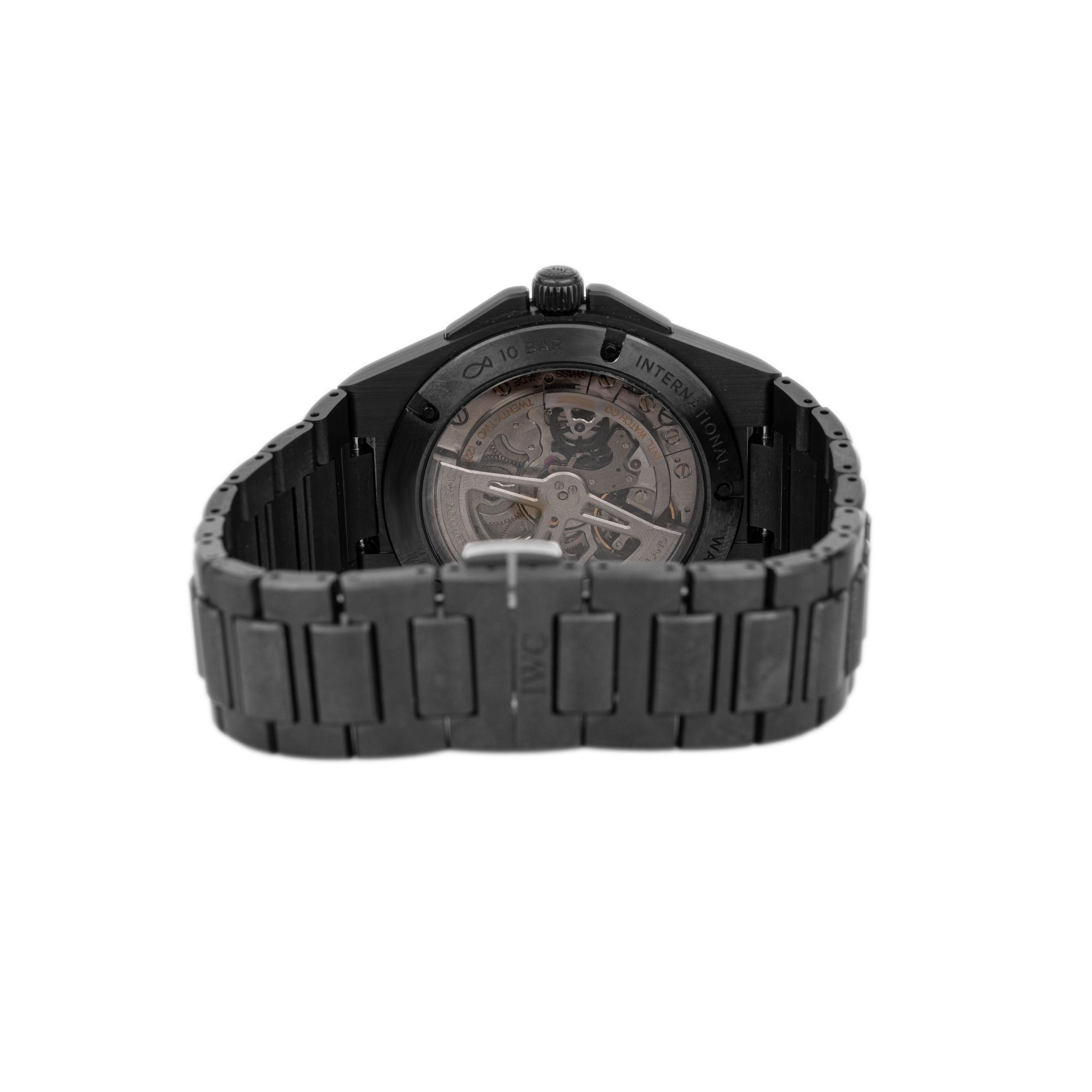 IWC Ingenieur Ceramic Black Dial 42mm IW338903 Full Set