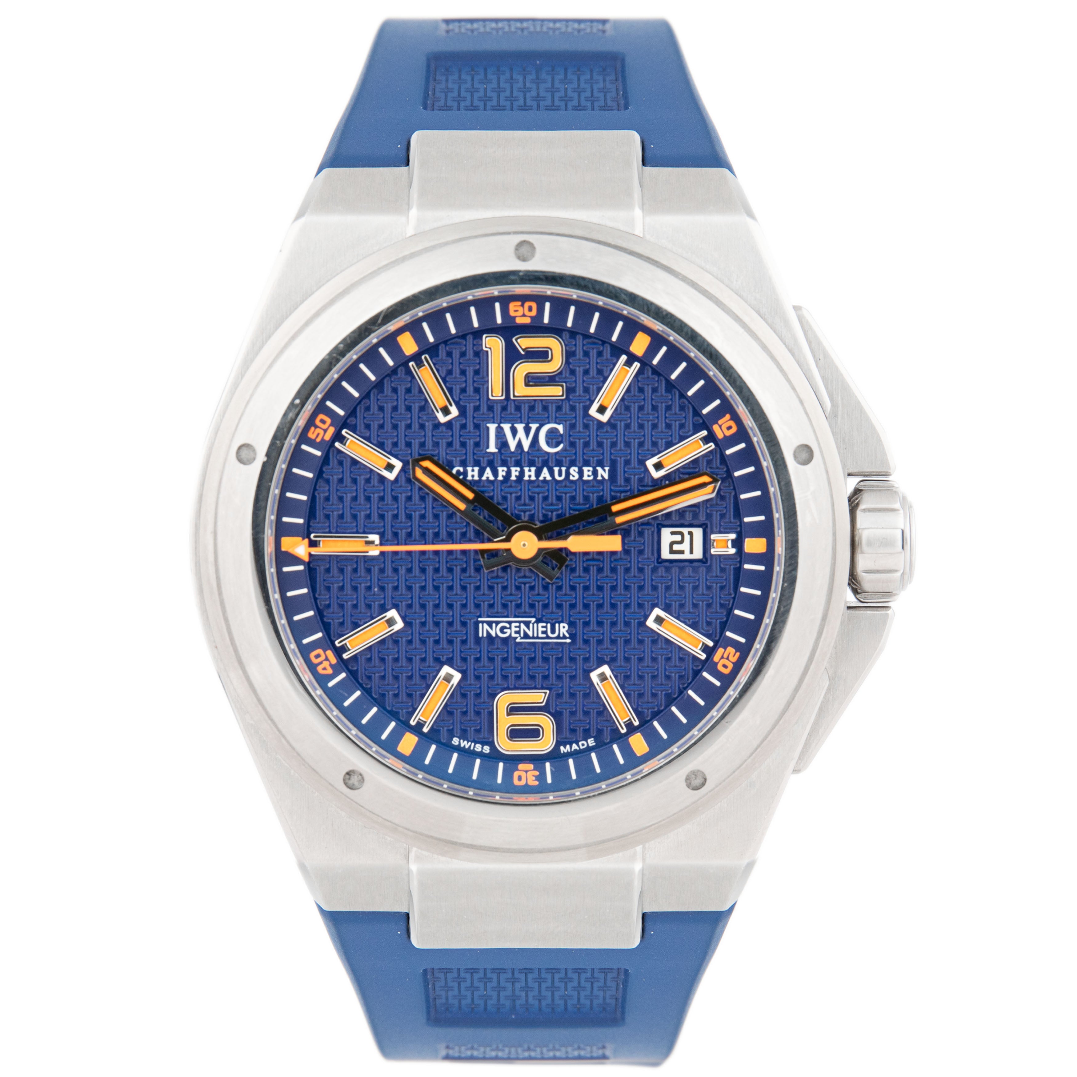 IWC Ingenieur Mission Earth Plastiki Stainless Steel Blue Dial 46mm IW323603