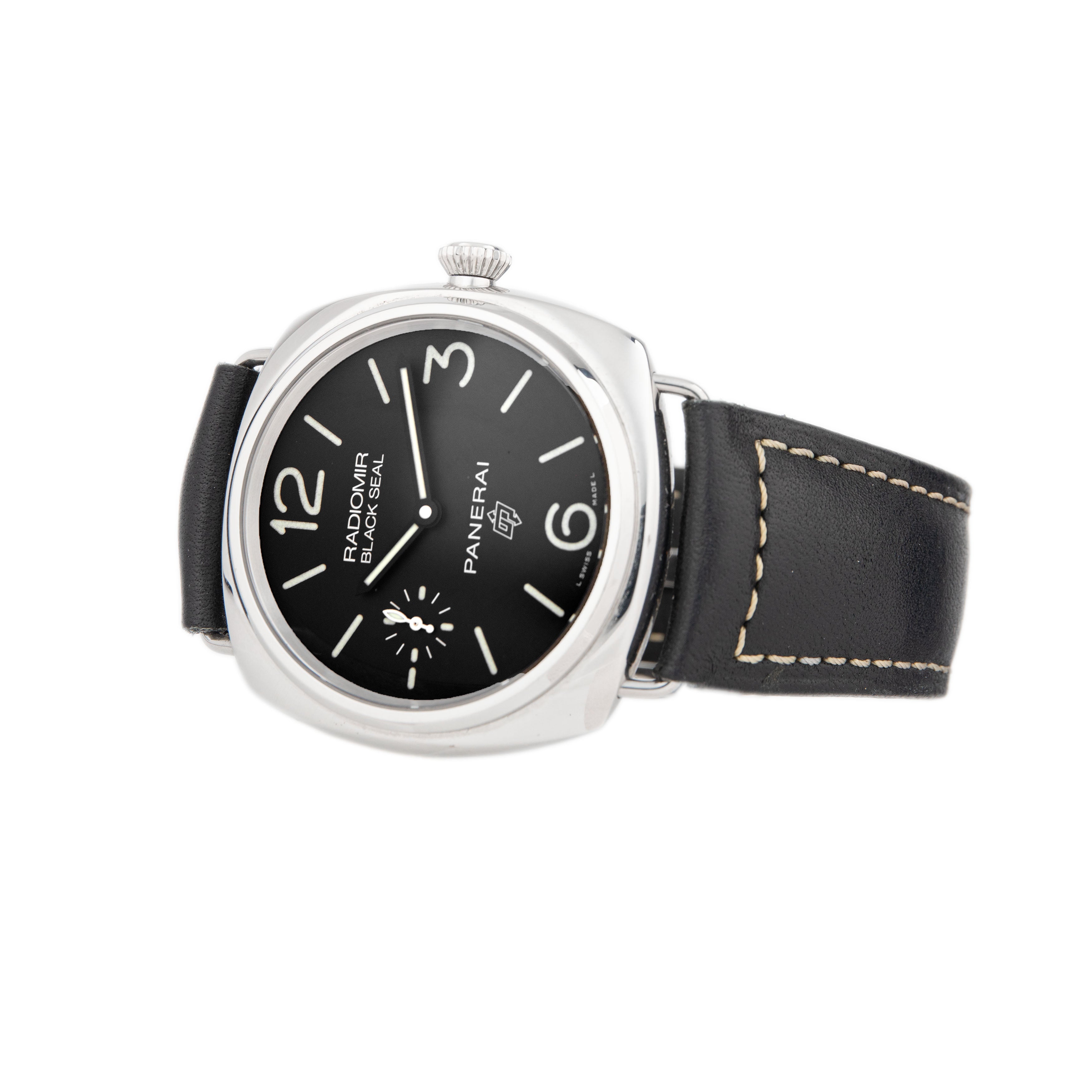 Panerai Radiomir Black Seal Stainless Steel Black Dial 45mm PAM00754 Full Set