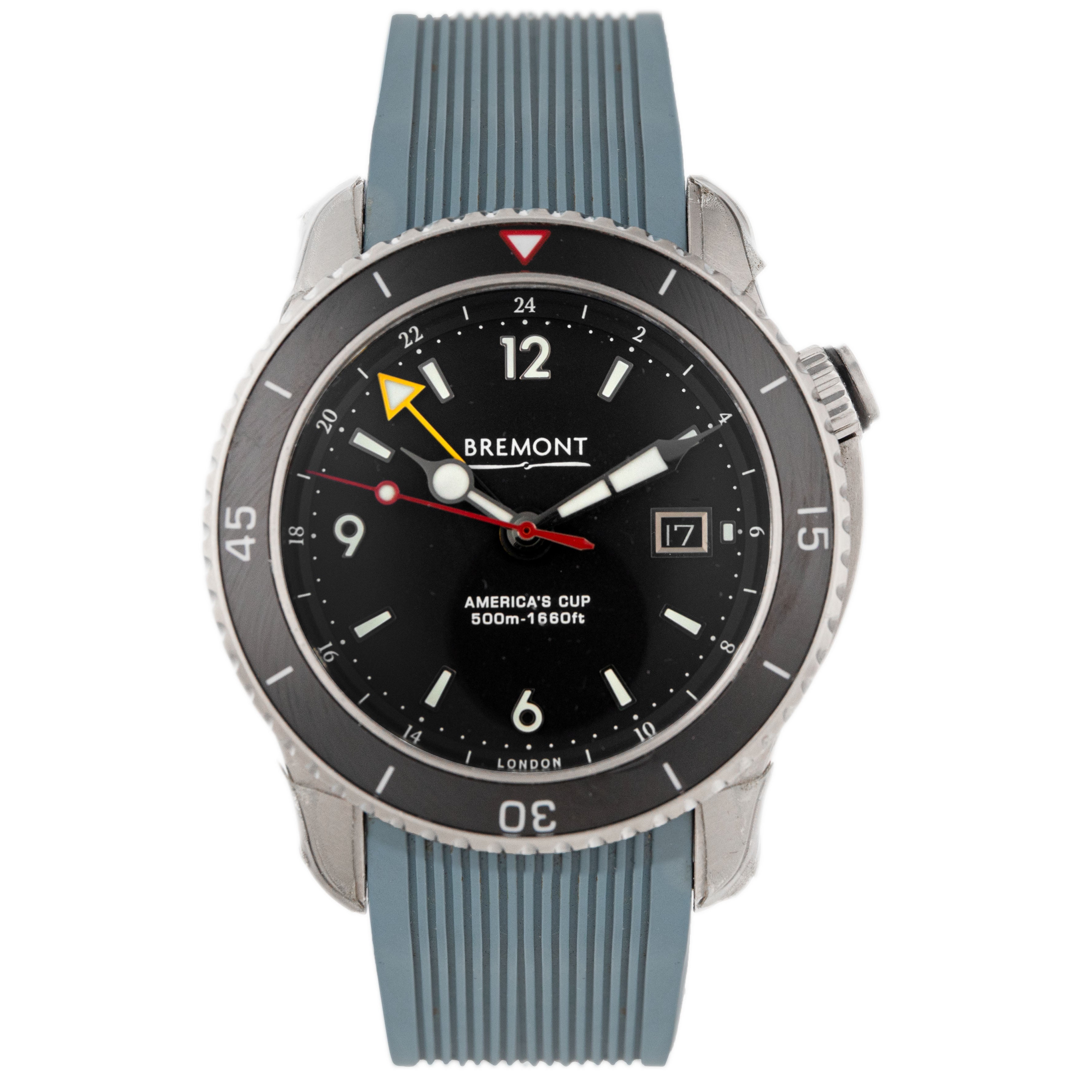 Bremont Oracle II Americas Cup GMT Titanium Black Dial 43mm AC-TI-GMT Full Set