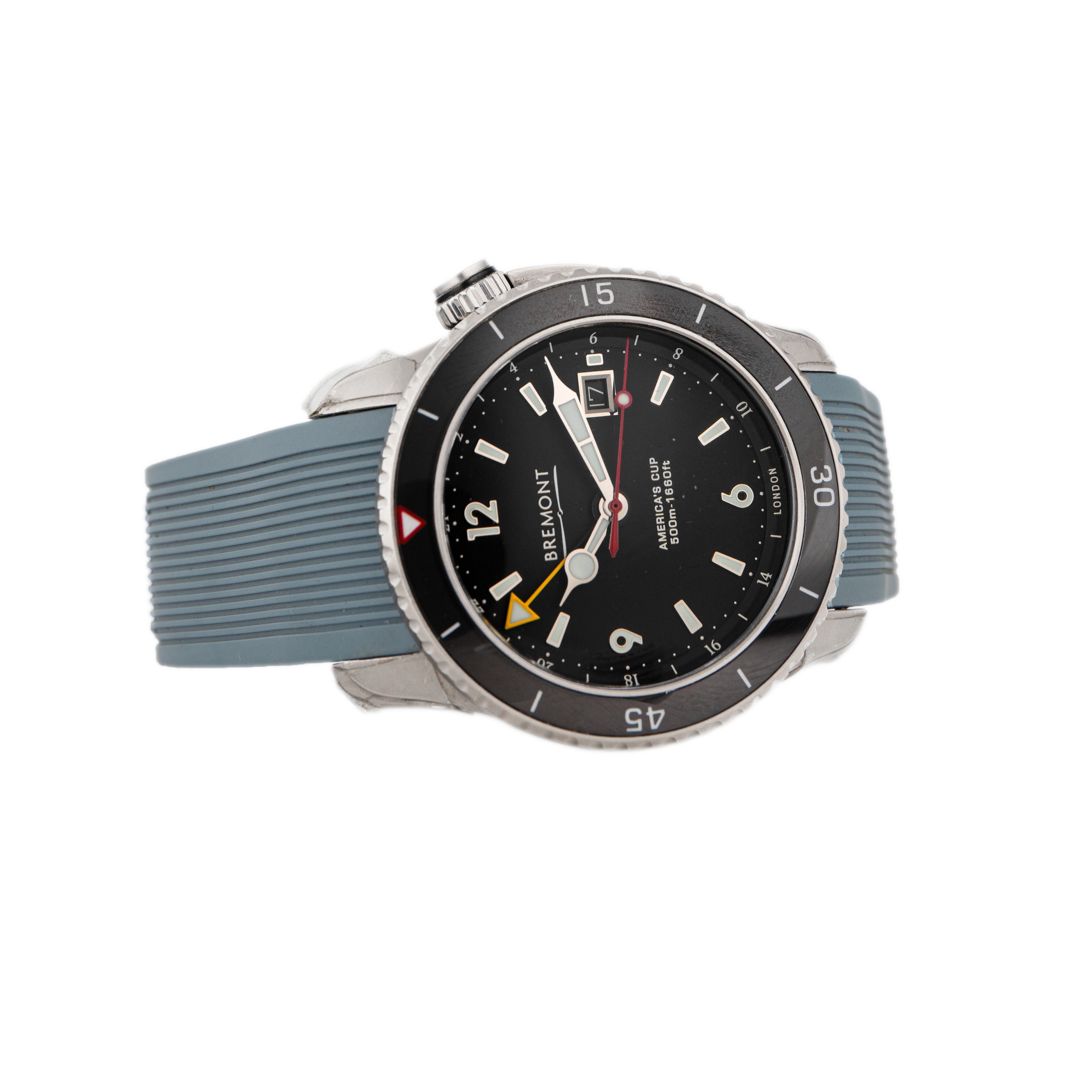 Bremont Oracle II Americas Cup GMT Titanium Black Dial 43mm AC-TI-GMT Full Set