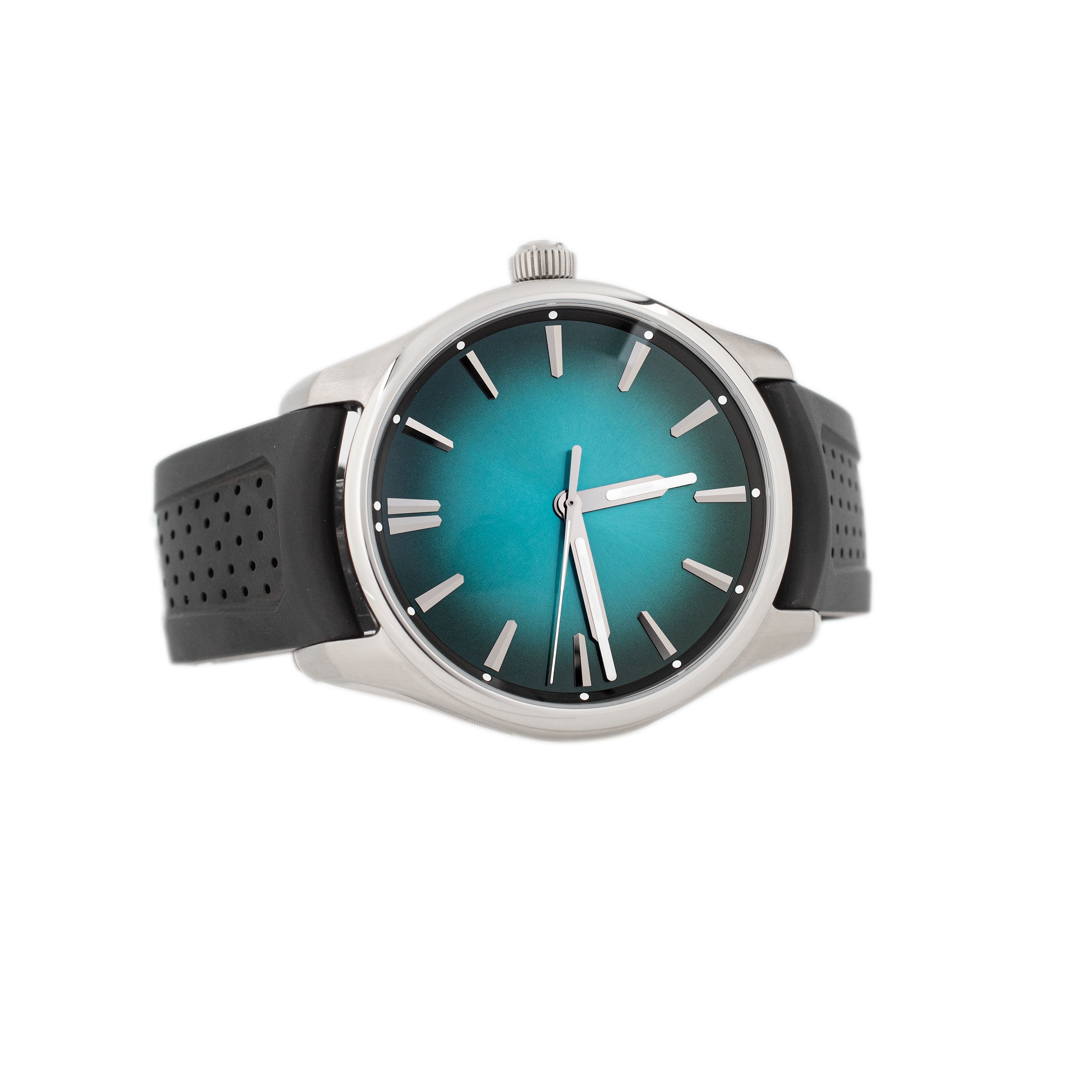 H. Moser & Cie Pioneer Centre Seconds Stainless Steel Blue Dial 43mm 3200-1214 Full Set