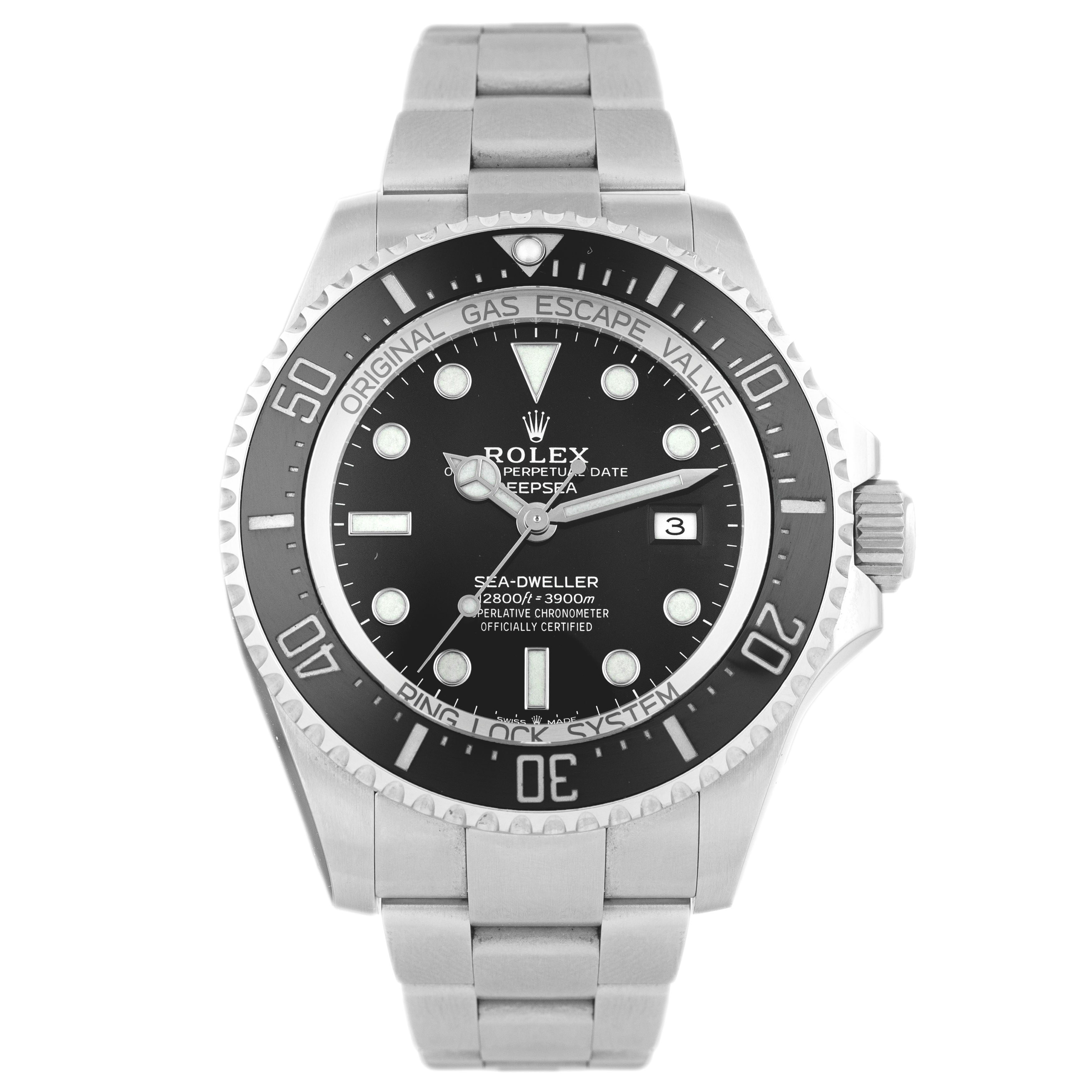 Rolex Sea-Dweller Deepsea Stainless Steel Black Dial 44mm 126660 Full Set