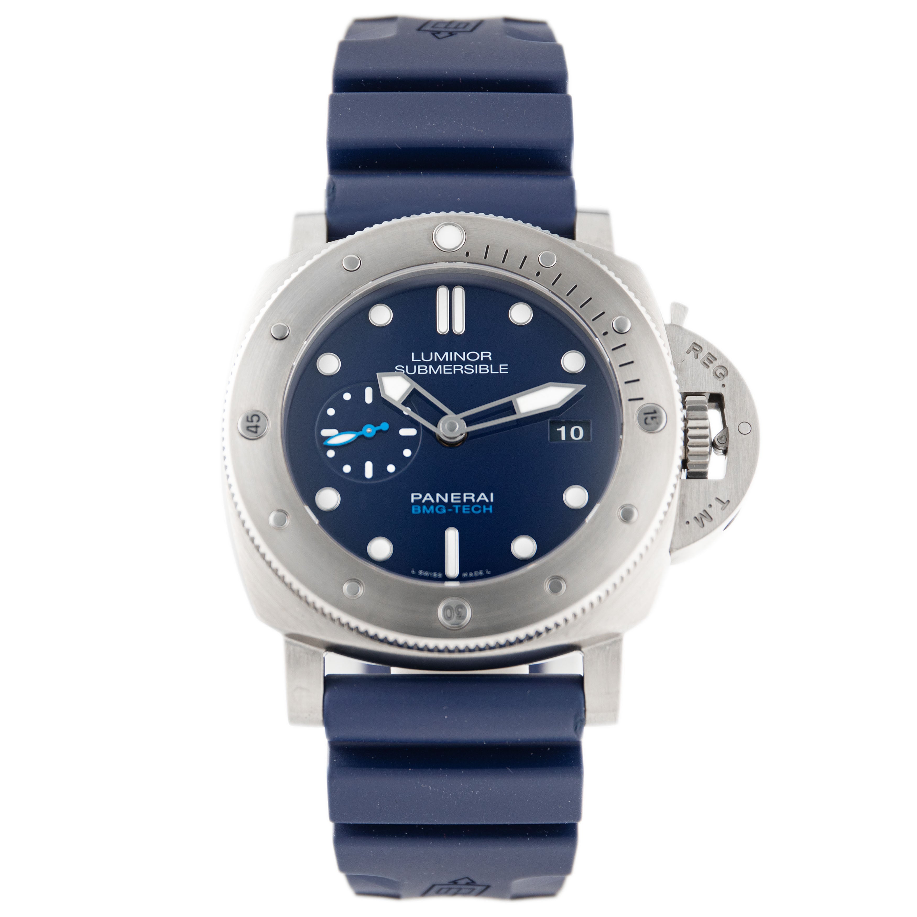 Panerai Submersible BMG-Tech Titanium Blue Dial 47mm PAM00692