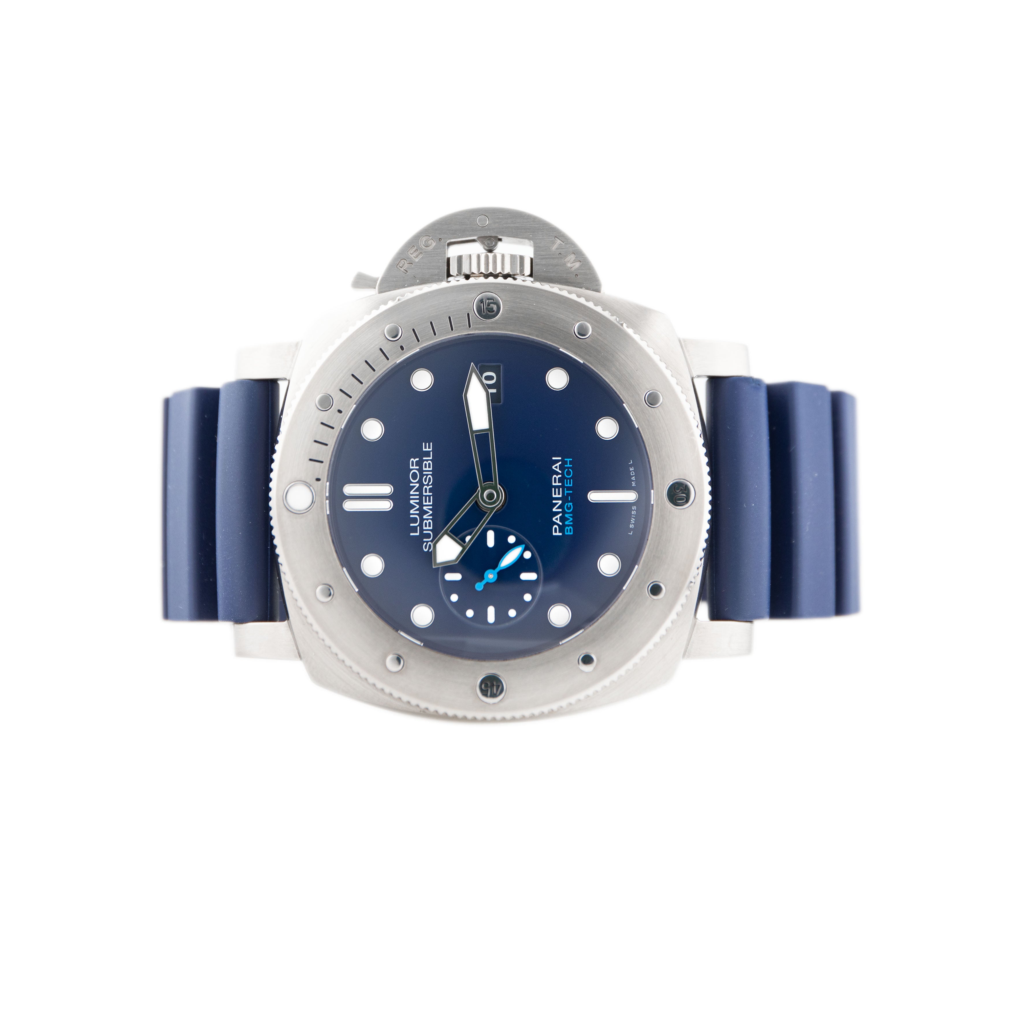 Panerai Submersible BMG-Tech Titanium Blue Dial 47mm PAM00692