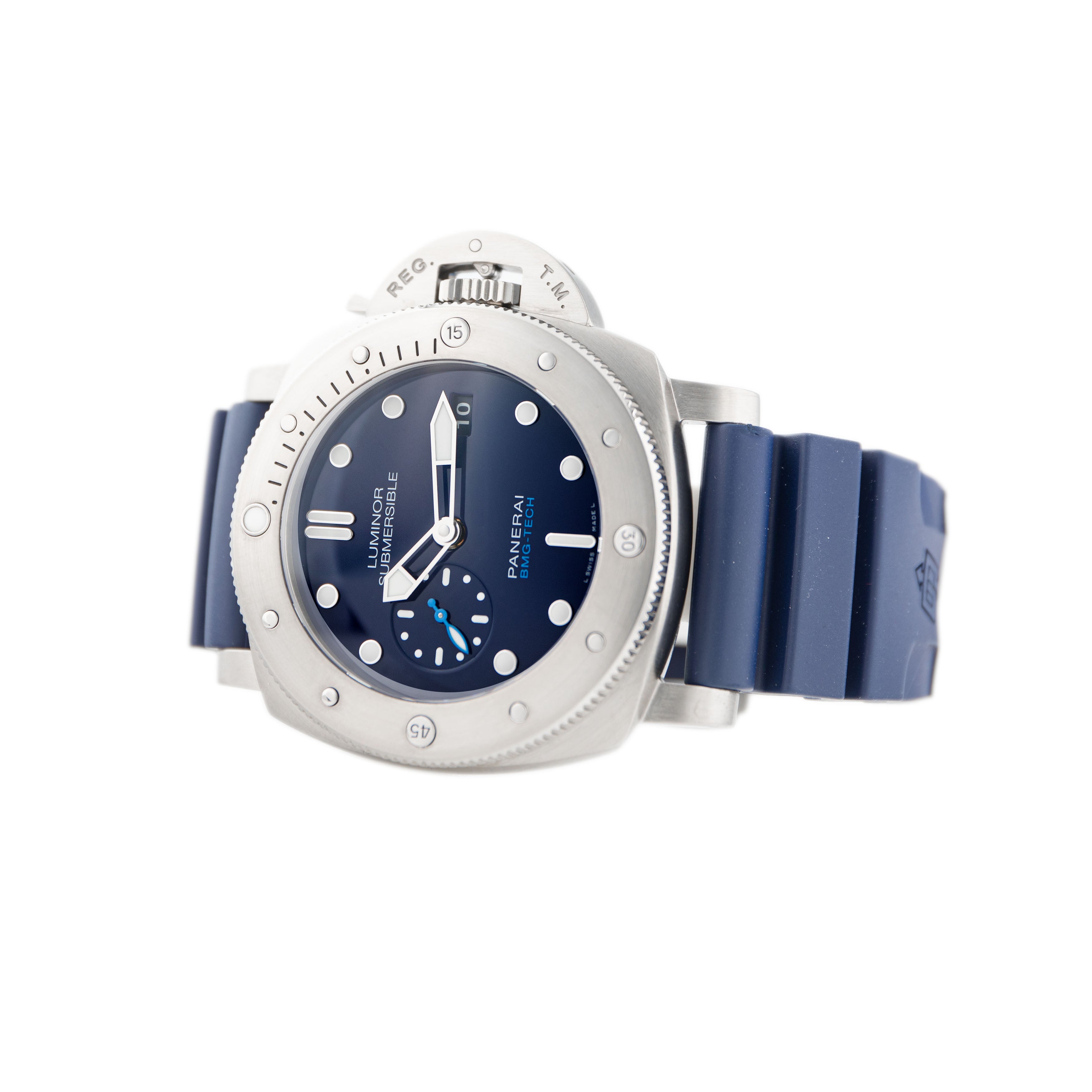 Panerai Submersible BMG-Tech Titanium Blue Dial 47mm PAM00692