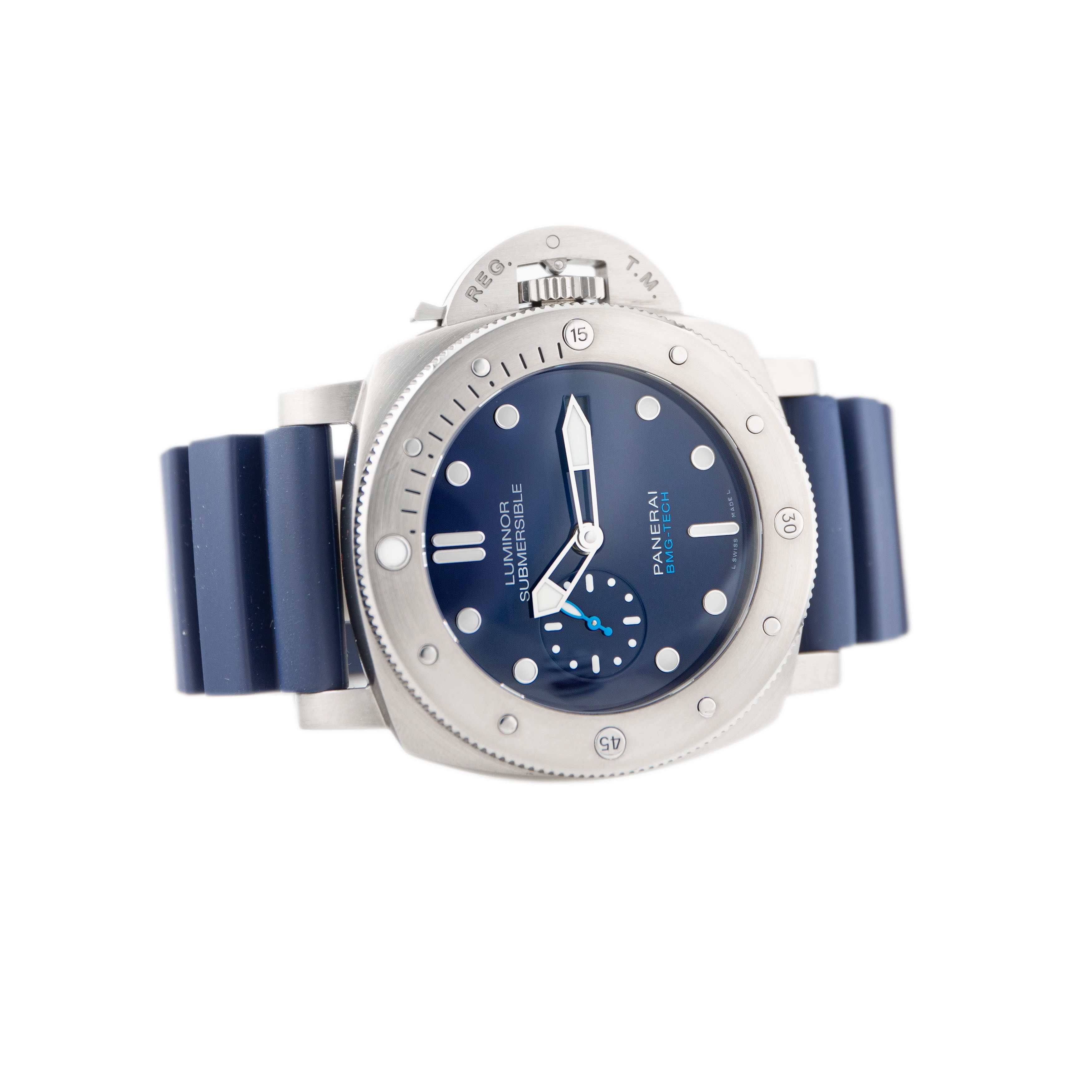 Panerai Submersible BMG-Tech Titanium Blue Dial 47mm PAM00692