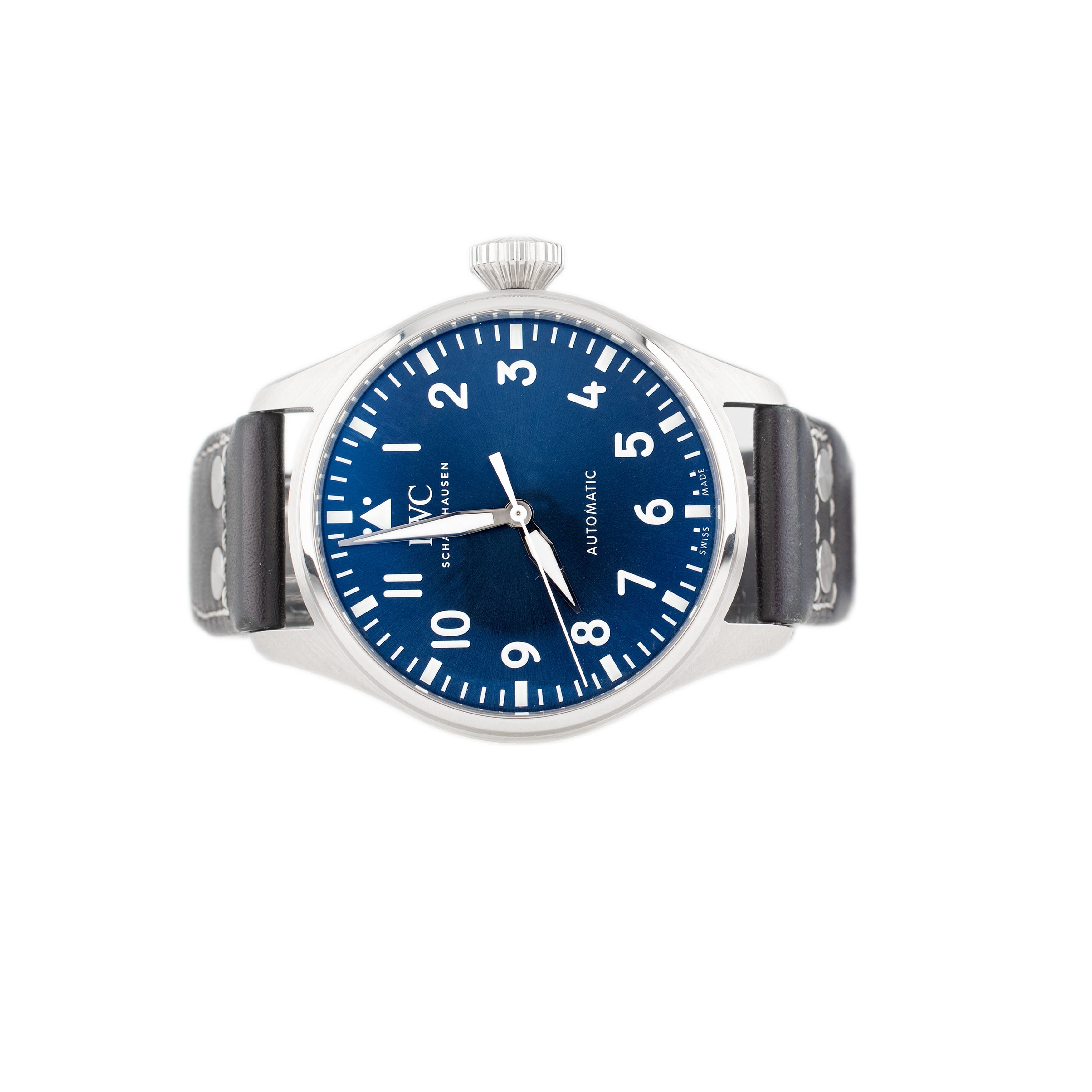 IWC Big Pilot's Watch Stainless Steel Blue Dial 43mm IW329303 Full Set