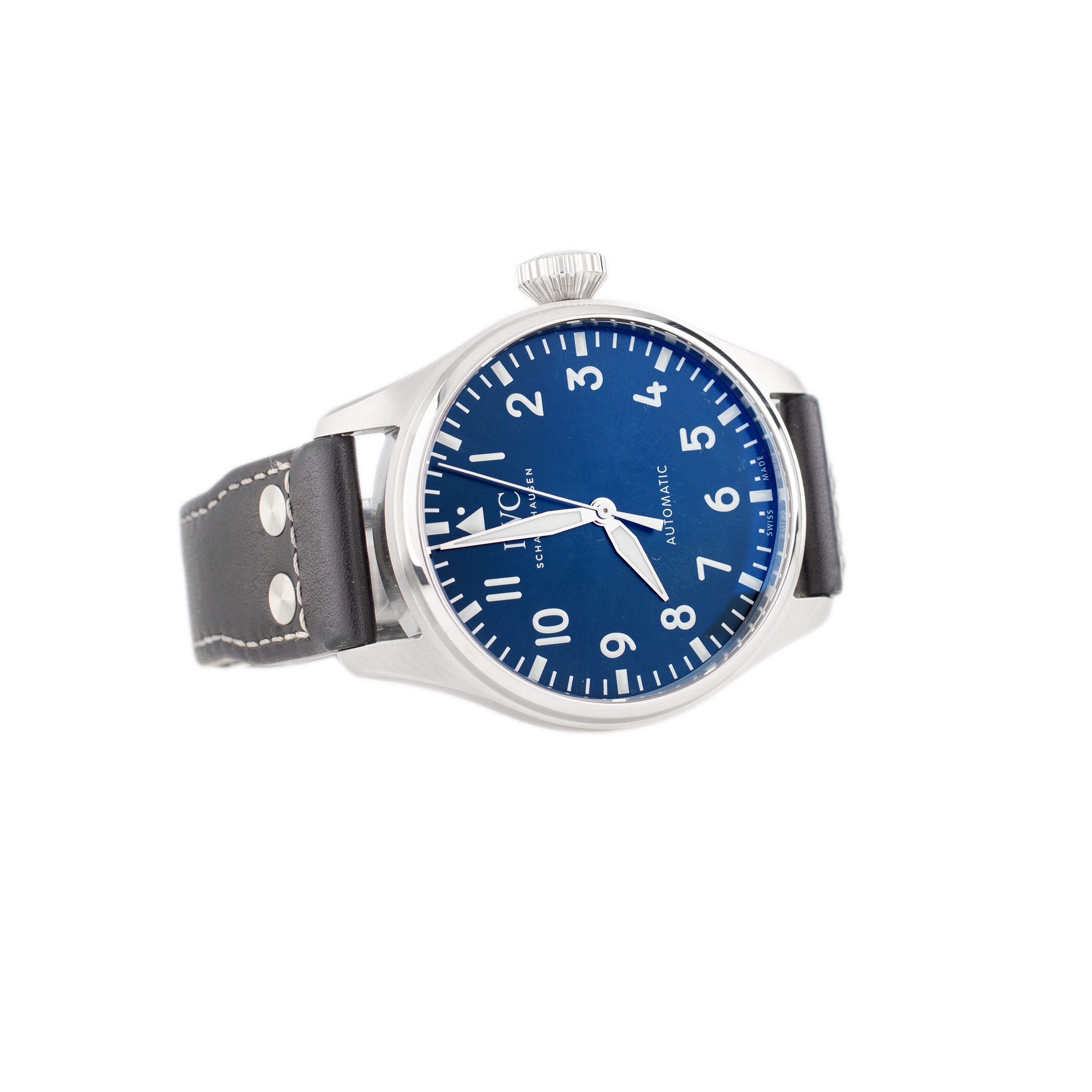 IWC Big Pilot's Watch Stainless Steel Blue Dial 43mm IW329303 Full Set