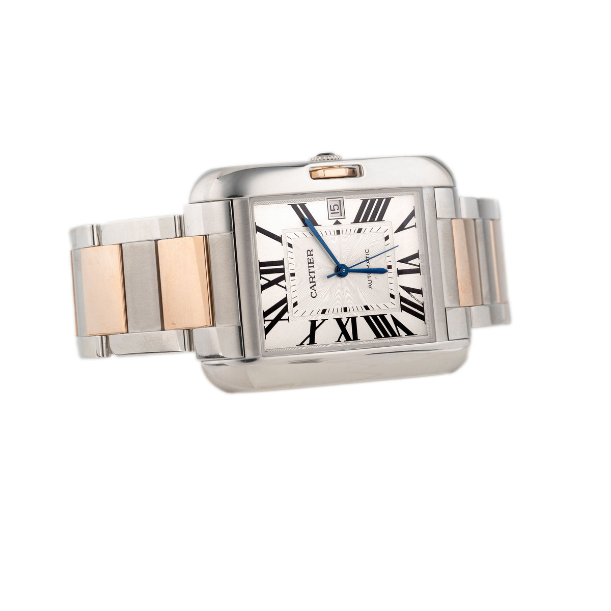 Cartier Tank Anglaise Stainless Steel White Dial 37x47mm W53100006 Full Set