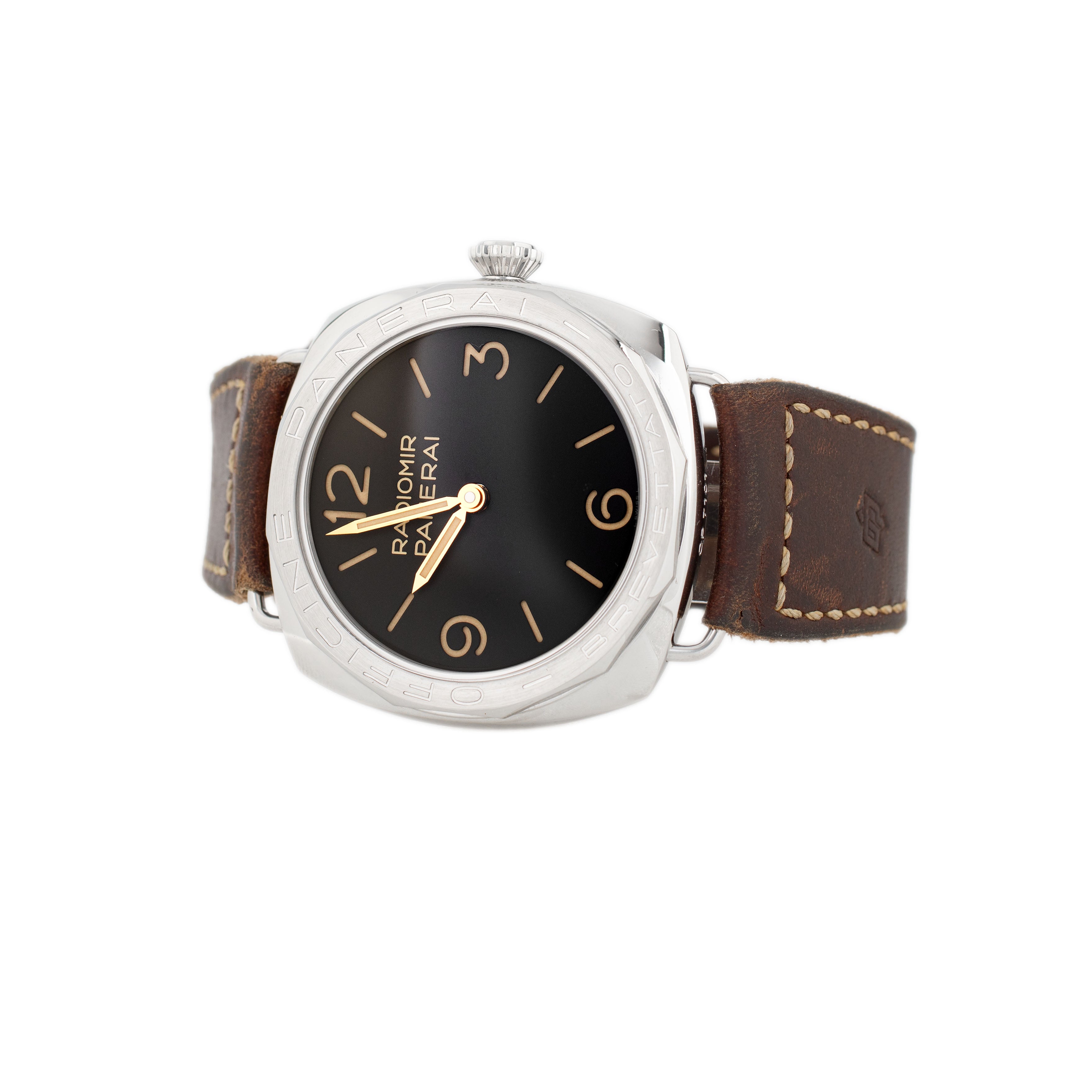 Panerai Radiomir Acciaio Brevettato Stainless Steel Black Dial 47mm PAM00685