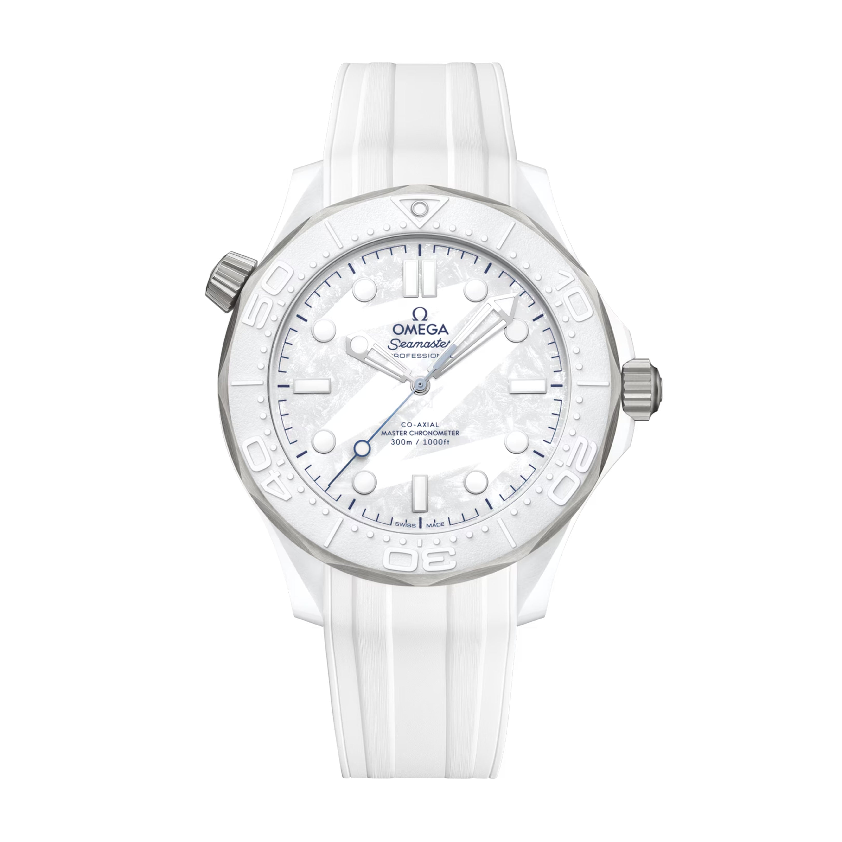 Omega Seamaster Diver 300M Milano Cortina 2026 Watch, 43.5mm White Dial, 522.92.44.20.04.001