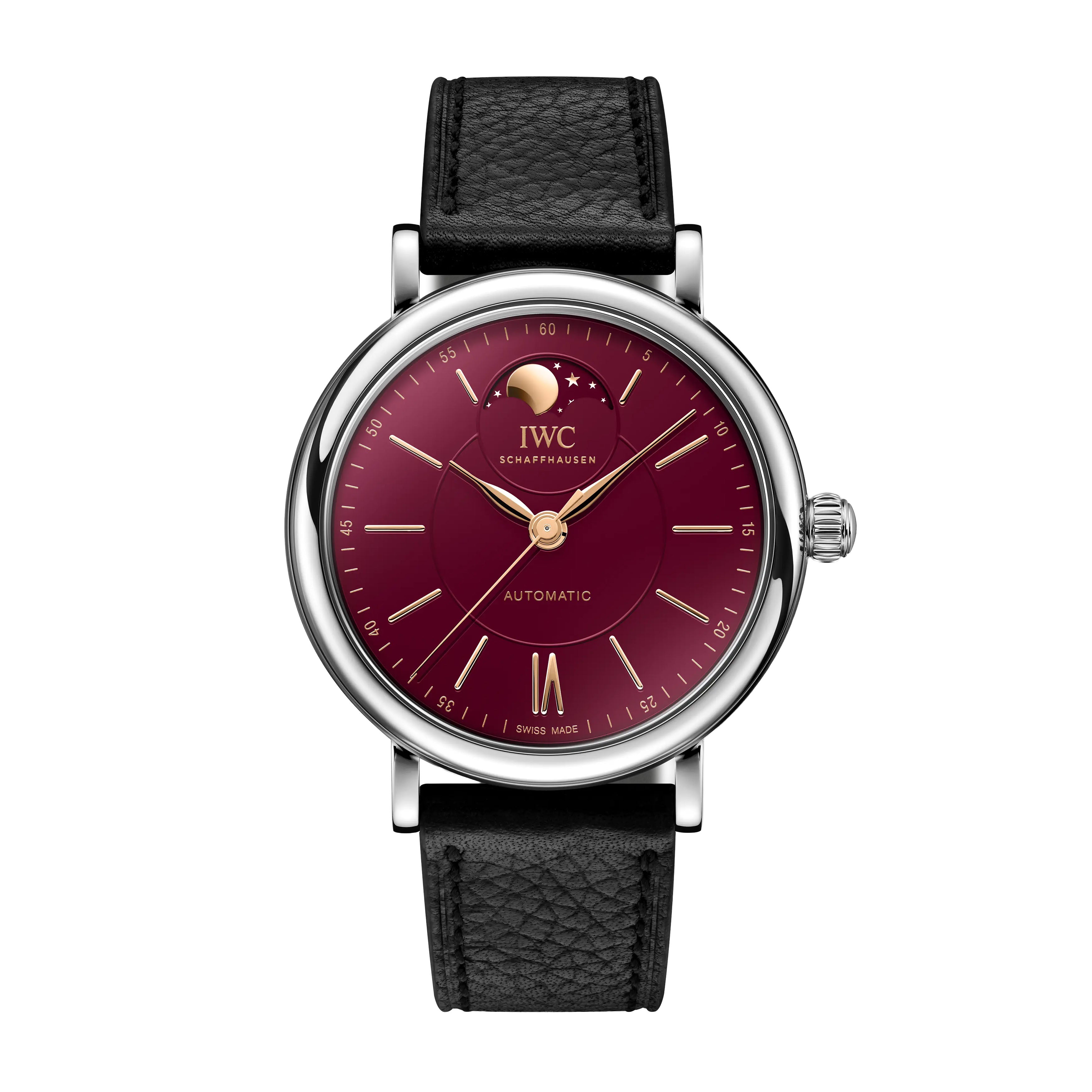 IWC Portofino Automatic Moon Phase 37 Year of the Snake Watch, 37.1mm Red Dial, IW459604