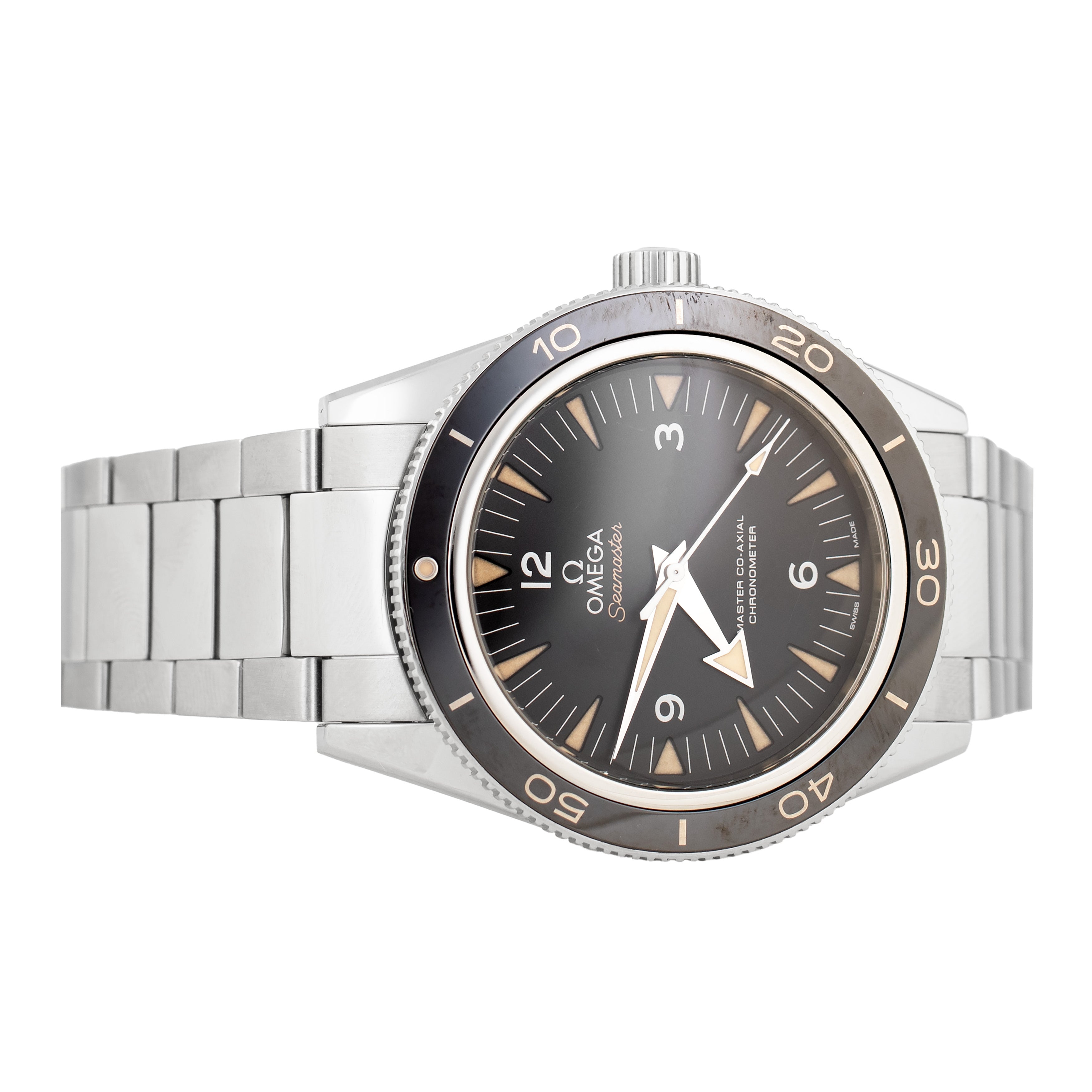 Omega Seamaster 300 Stainless Steel Black Dial 41mm 233.30.41.21.01.001 Full Set