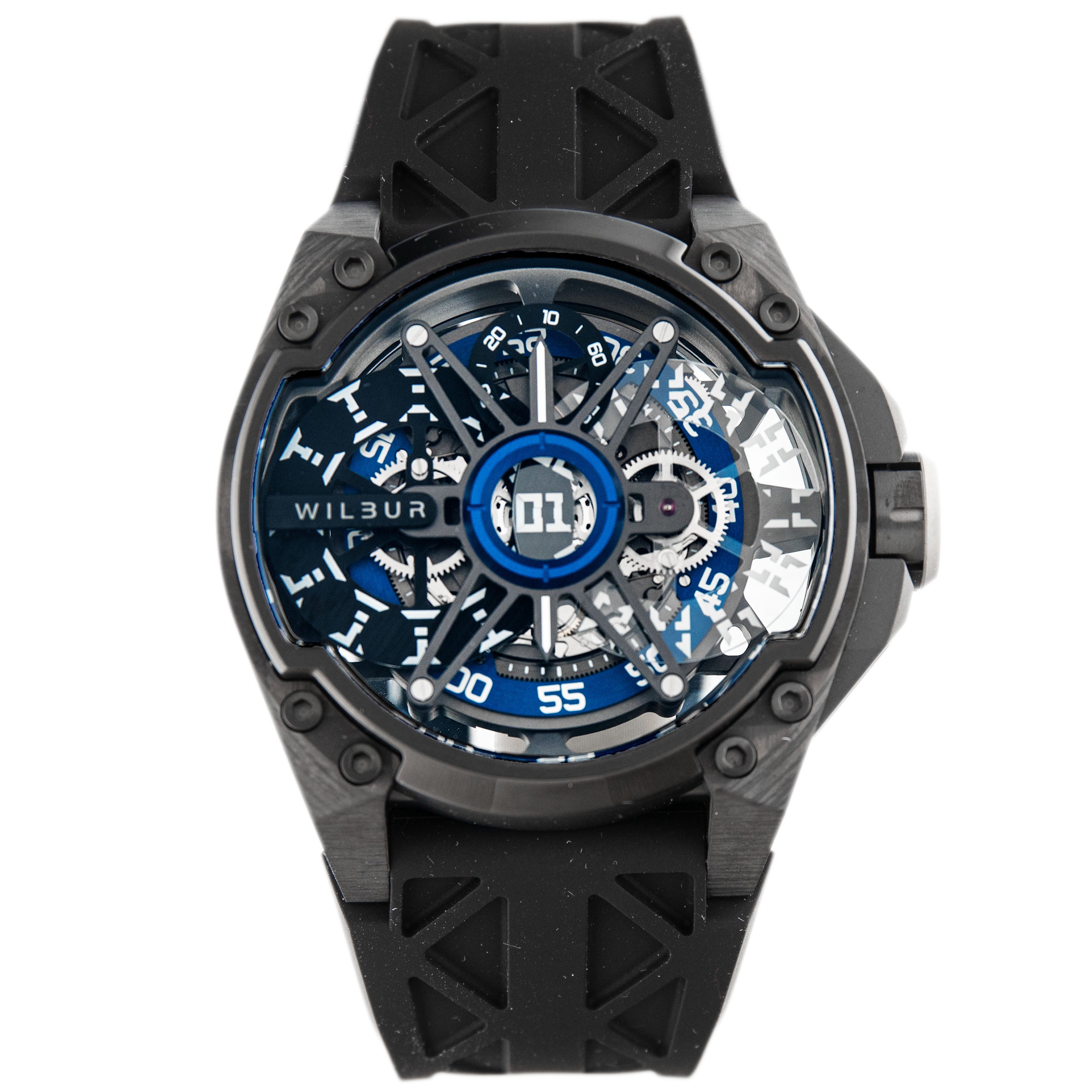 Wilbur Watch Co LEO JW1.1 Titanium Skeleton Dial 48.5x46mm JW1.1 Full Set