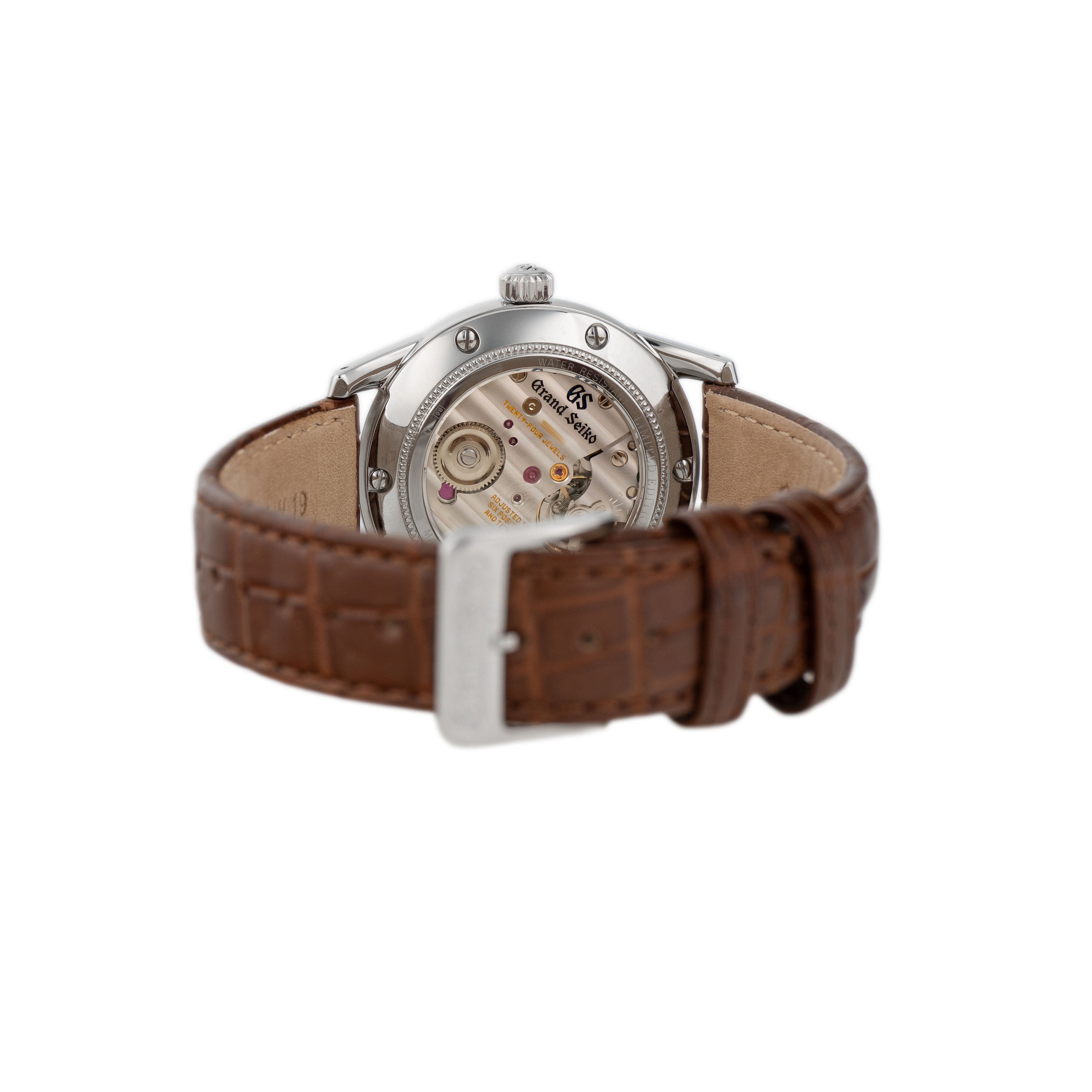 Grand Seiko Elegance Genbi Valley Stainless Steel Green Dial 37.3mm SBGW277 Full Set