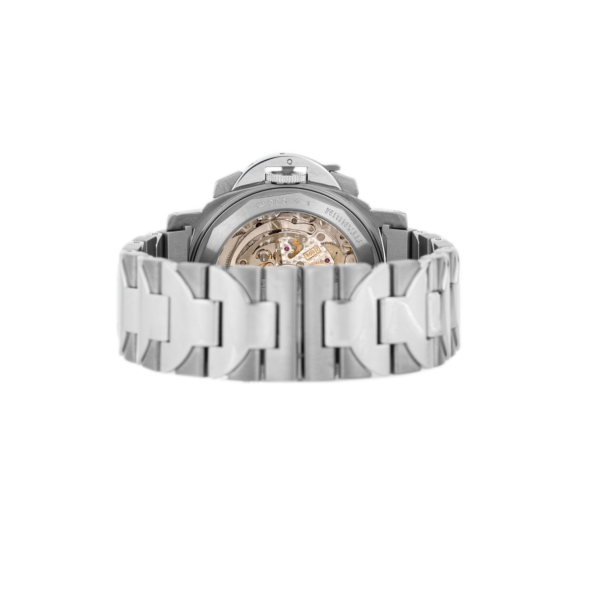 Panerai Luminor Chronograph Titanium & Stainless Steel Gray Dial 40mm PAM00122 Full Set