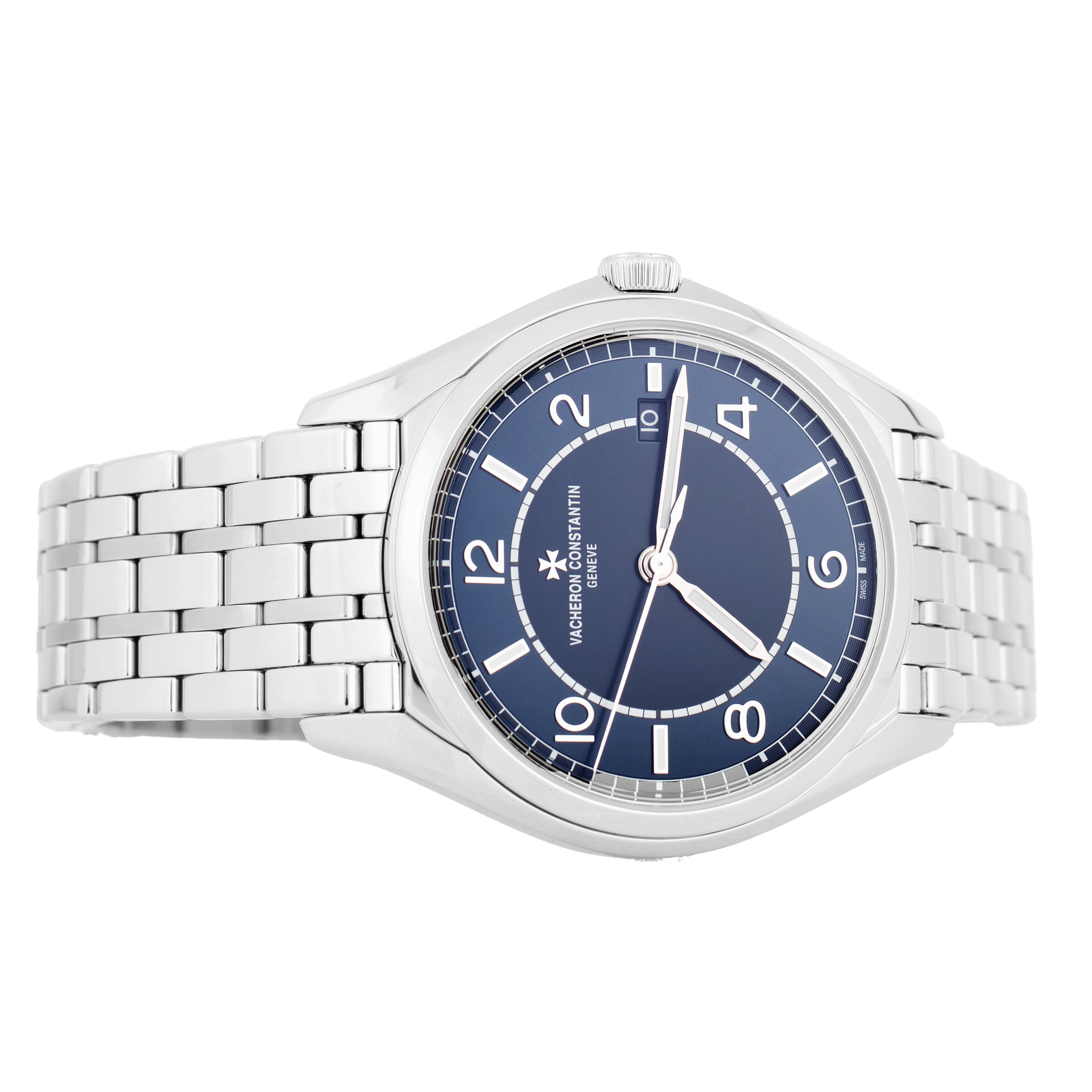 Vacheron Constantin FiftySix Stainless Steel Blue Dial 40mm 4600E/110A-B487 Full Set