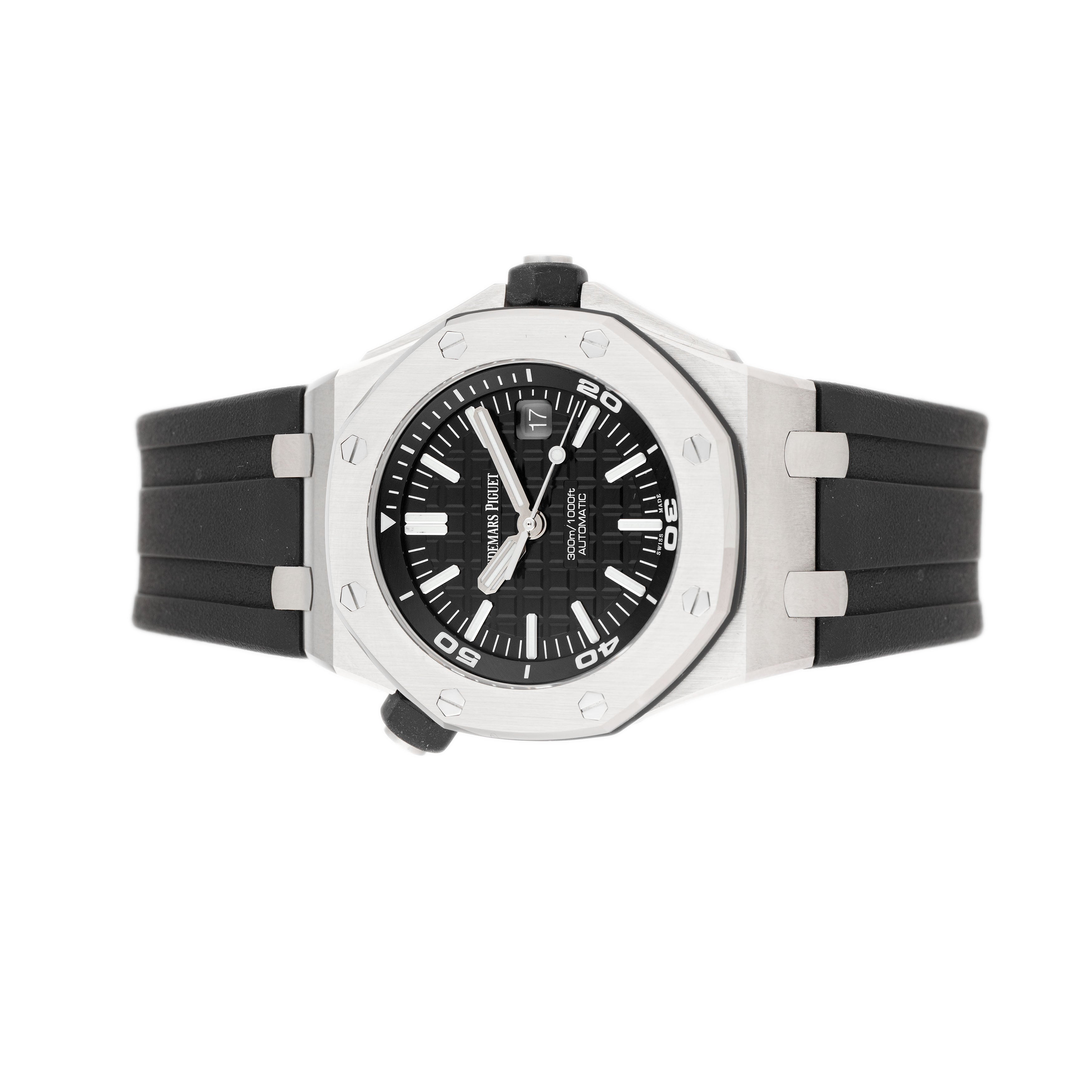 Audemars Piguet Royal Oak Offshore Diver Stainless Steel Black Dial 42mm 15710ST.OO.A002CA.01 Full Set
